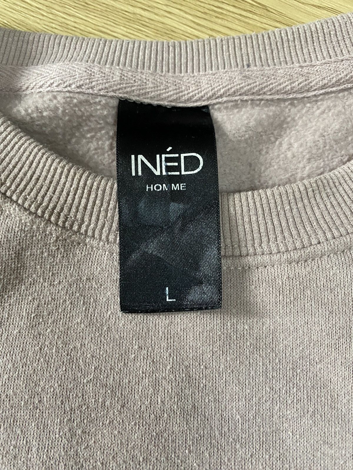 Designer × Japanese Brand Ined Homme by Issey Miyake Crewneck Back Hit Back Print Size US L / EU 52-54 / 3 - 3 Thumbnail