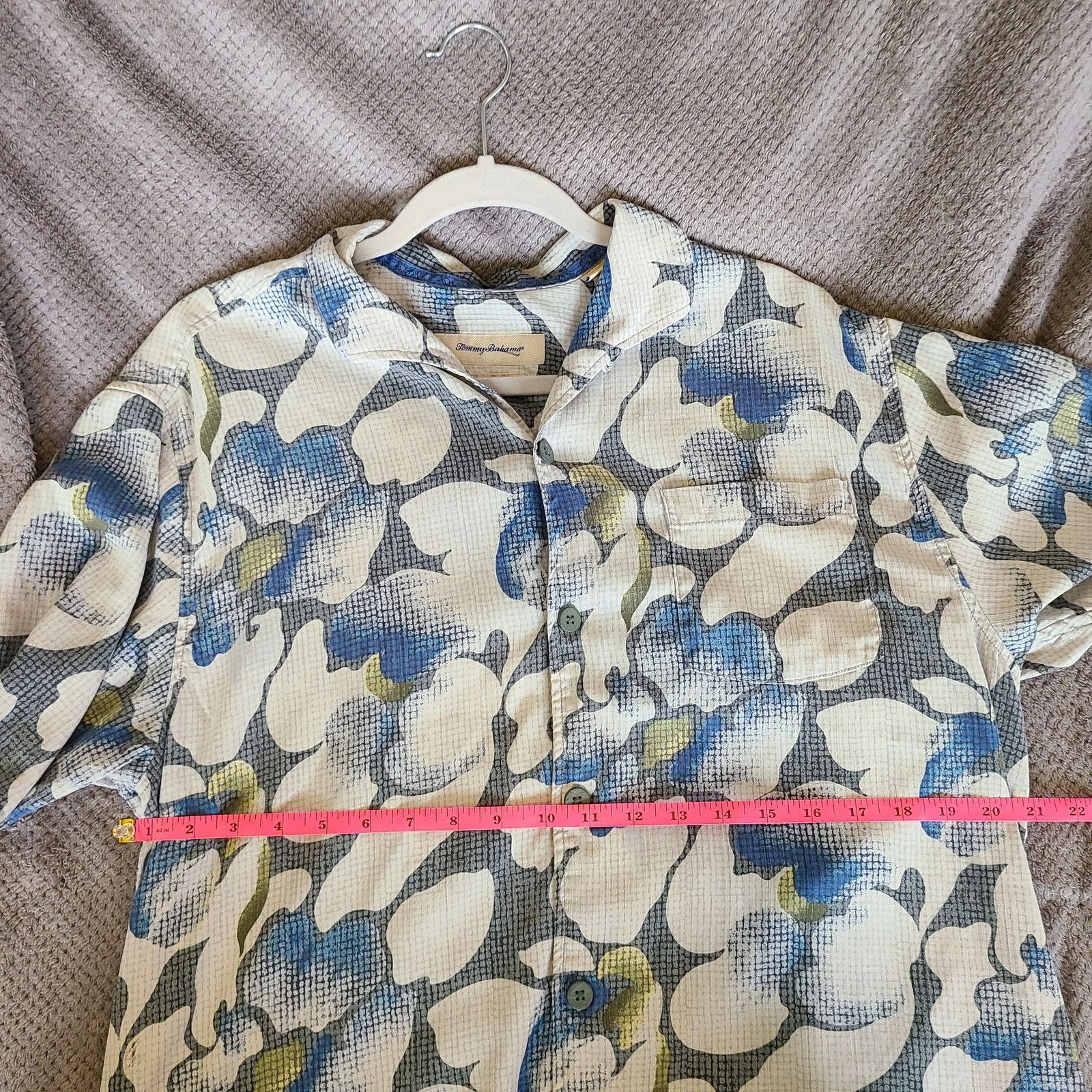 Tommy Bahama Tommy Bahama 100% Silk Hawaiia Shirt M Floral Original Fit Size US M / EU 48-50 / 2 - 6 Thumbnail