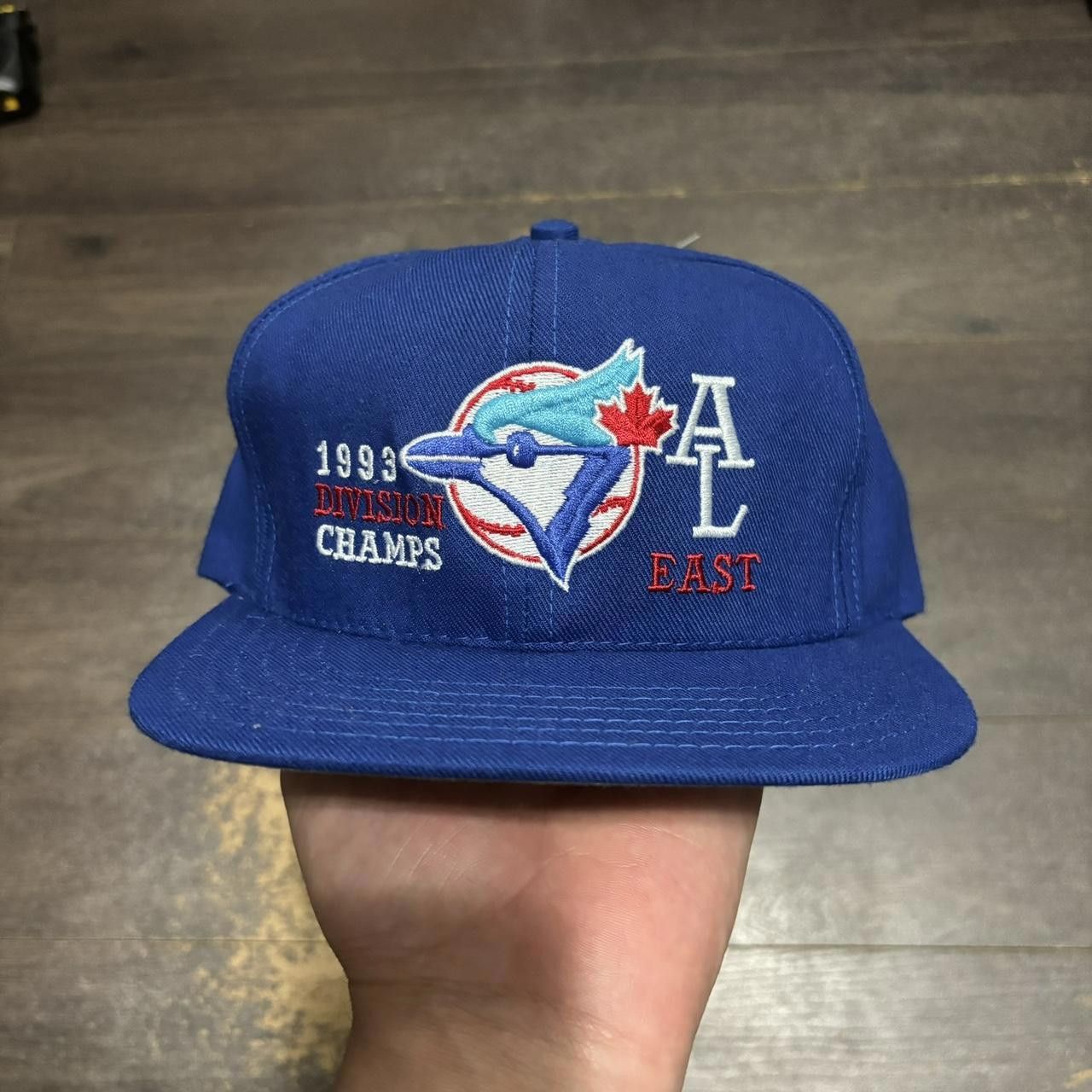 MLB Vintage Toronto Blue Jays AL East Champions Wool Hat 1993 Size ONE SIZE - 1 Thumbnail