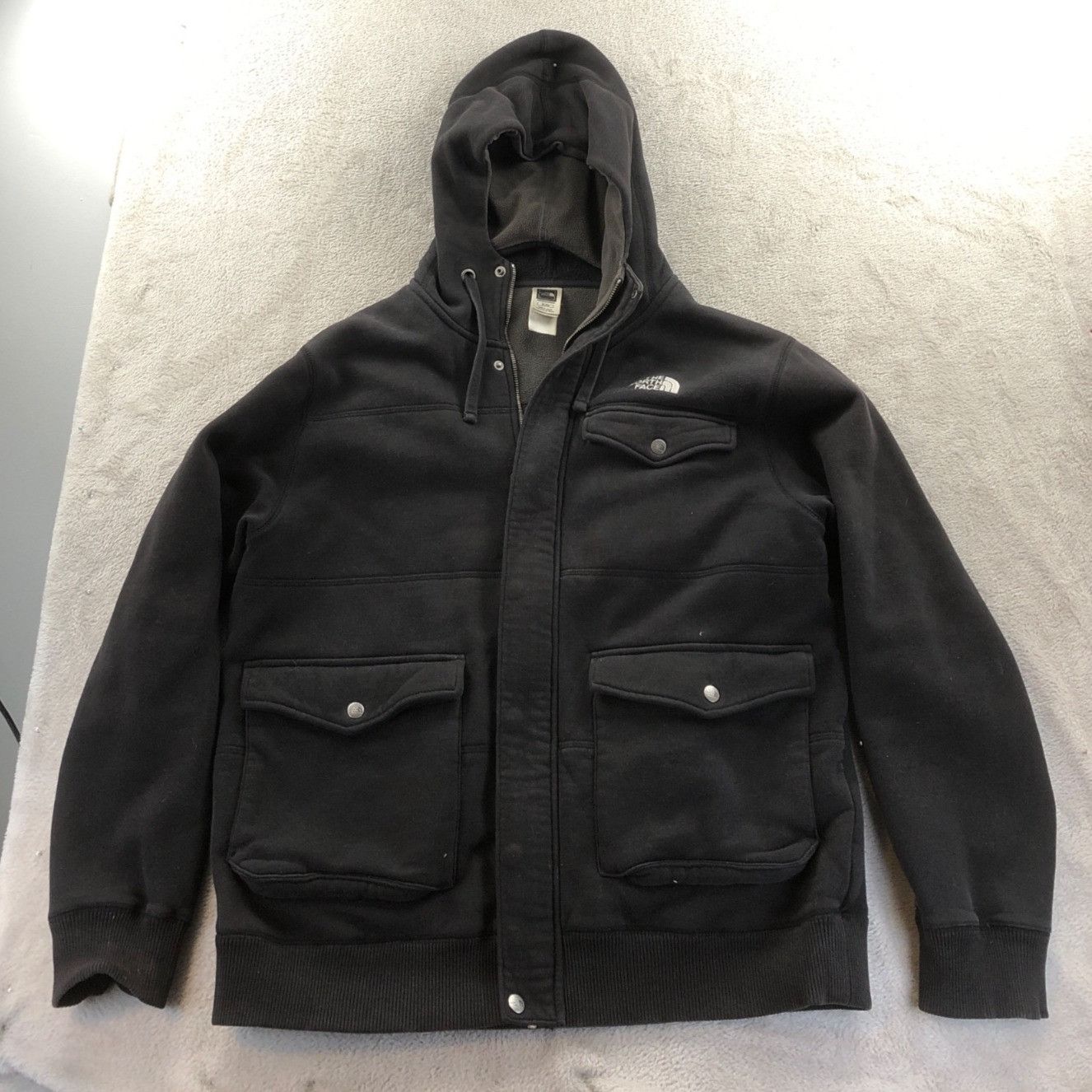 The North Face The North Face Men's Fleece Parka XL Black Lined Hoodie Full Size US XL / EU 56 / 4 - 17 Thumbnail