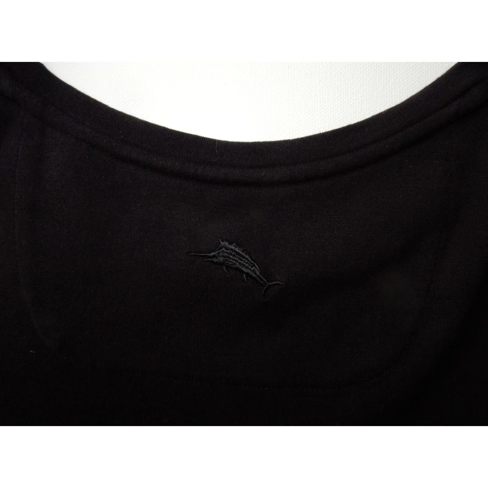 Tommy Bahama VINTAGE Tommy Bahama Men's T-Shirt Short Sleeve Size M Black Cotton Modal Blend Size US M / EU 48-50 / 2 - 3 Thumbnail