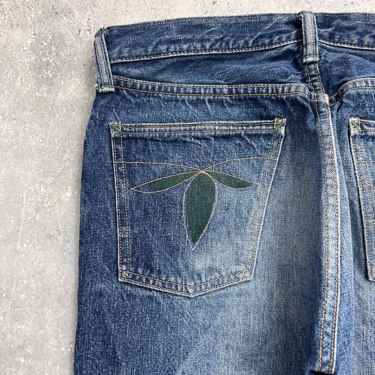 Warehouse & Co. Brown-Duck Digger by Warehouse & Co Selvedge Jeans Blue W30 Size US 30 / EU 46 - 17 Thumbnail