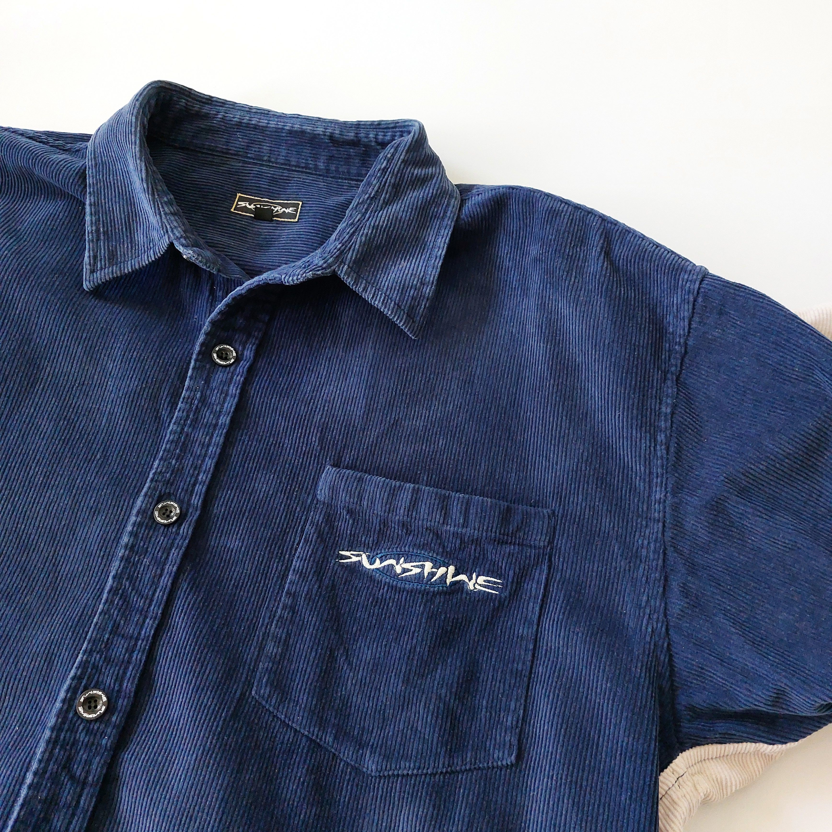 Vintage Vintage 90s y2k corduroy shirt Size US XL / EU 56 / 4 - 4 Thumbnail