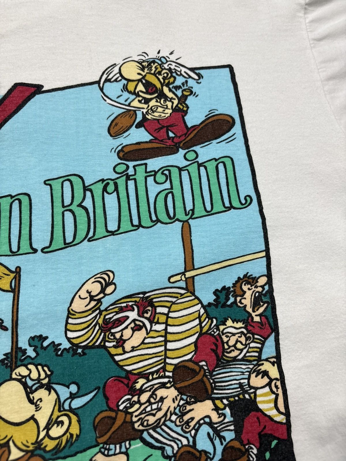 Cartoon Network Vintage 90s Asterix In Britain Comic Cartoon Tee Adventure L Size US L / EU 52-54 / 3 - 4 Thumbnail