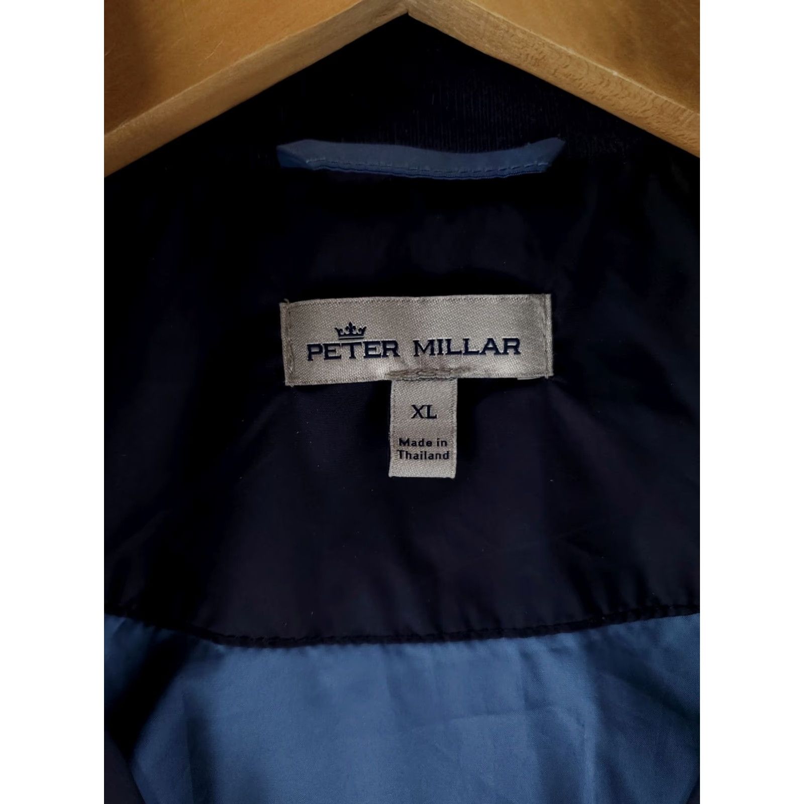 Peter Millar Peter Millar Hartford Jacket Full Zip Windbreaker Blue Mens XL Jacket Size US XL / EU 56 / 4 - 2 Thumbnail