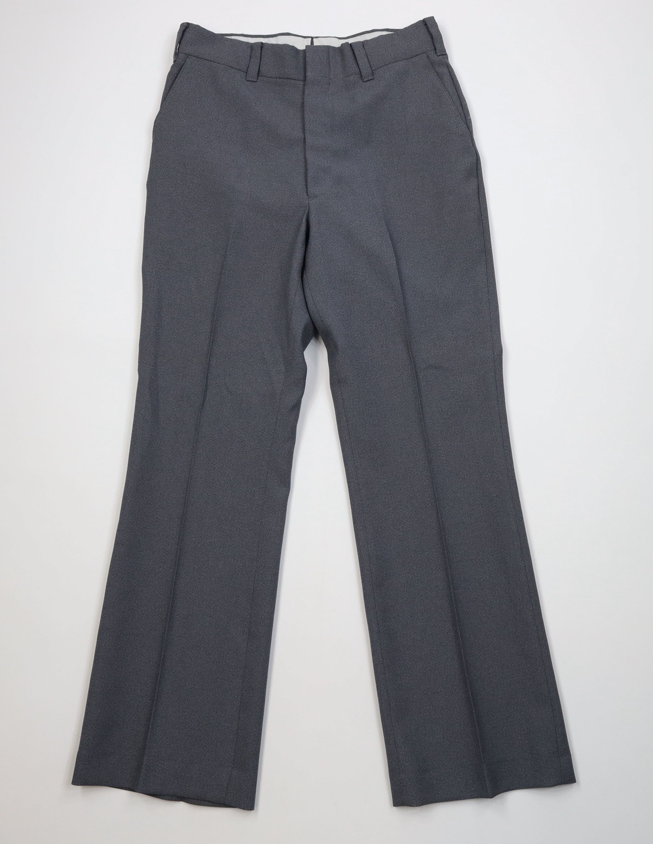 Vintage Vintage 70s Streetwear Wide Leg Chino Pants Heather Gray USA Size US 30 / EU 46 - 1 Thumbnail