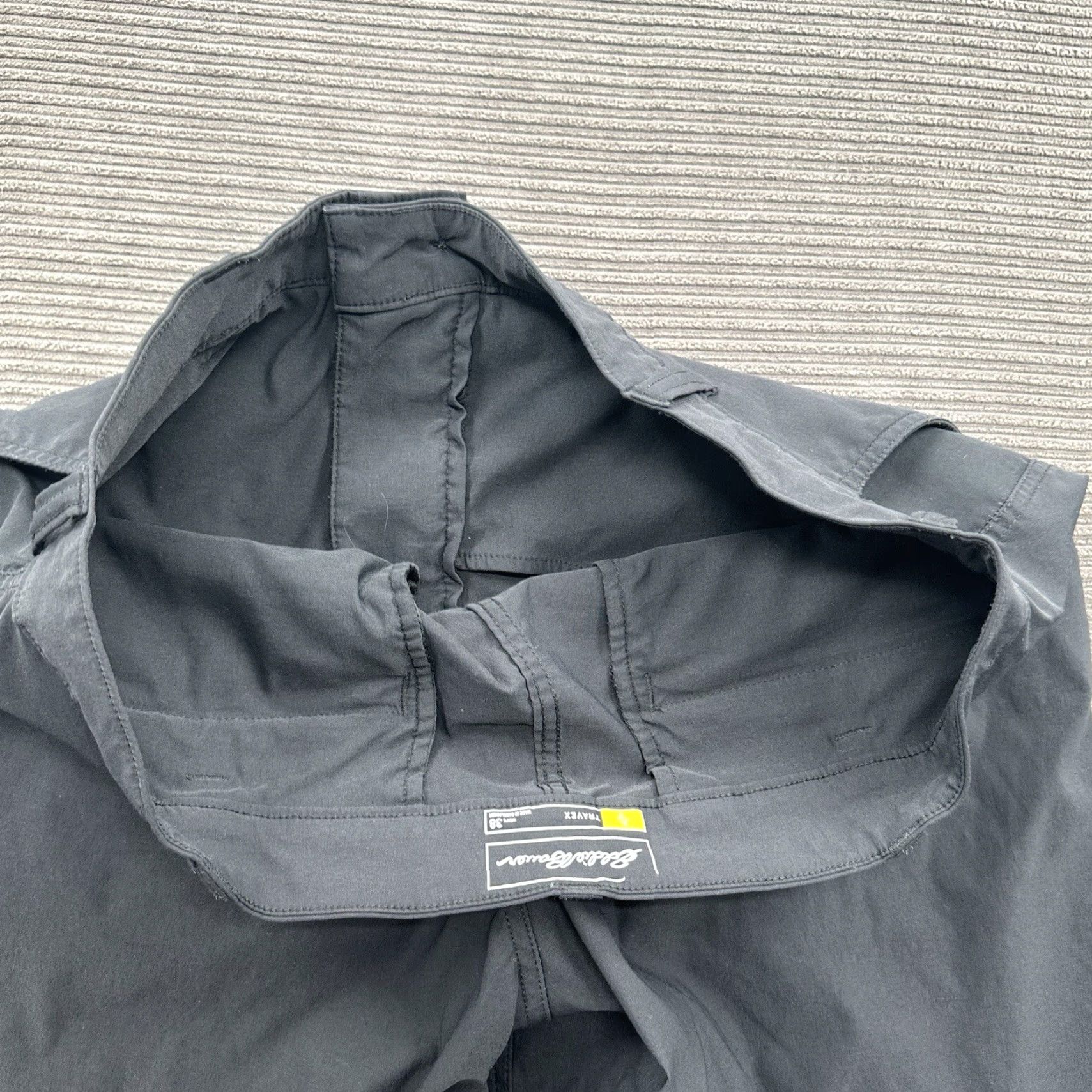 Eddie Bauer Eddie Bauer Travex Shorts Men 38 Black Nylon Outdoors Hiking Walking Exploring Chino 5-Pocket Regular Waist 10 In Inseam Mens Size US 38 / EU 54 - 7 Thumbnail