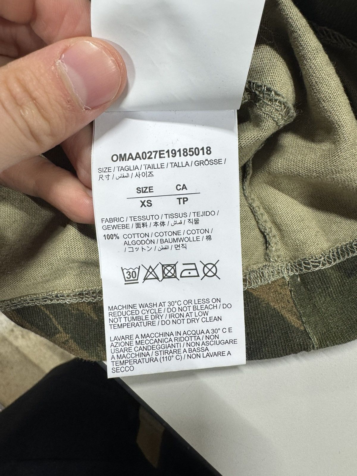 Off-White Off-White Camouflage Arrow T-Shirt NEW 500$ Size US XS / EU 42 / 0 - 6 Thumbnail