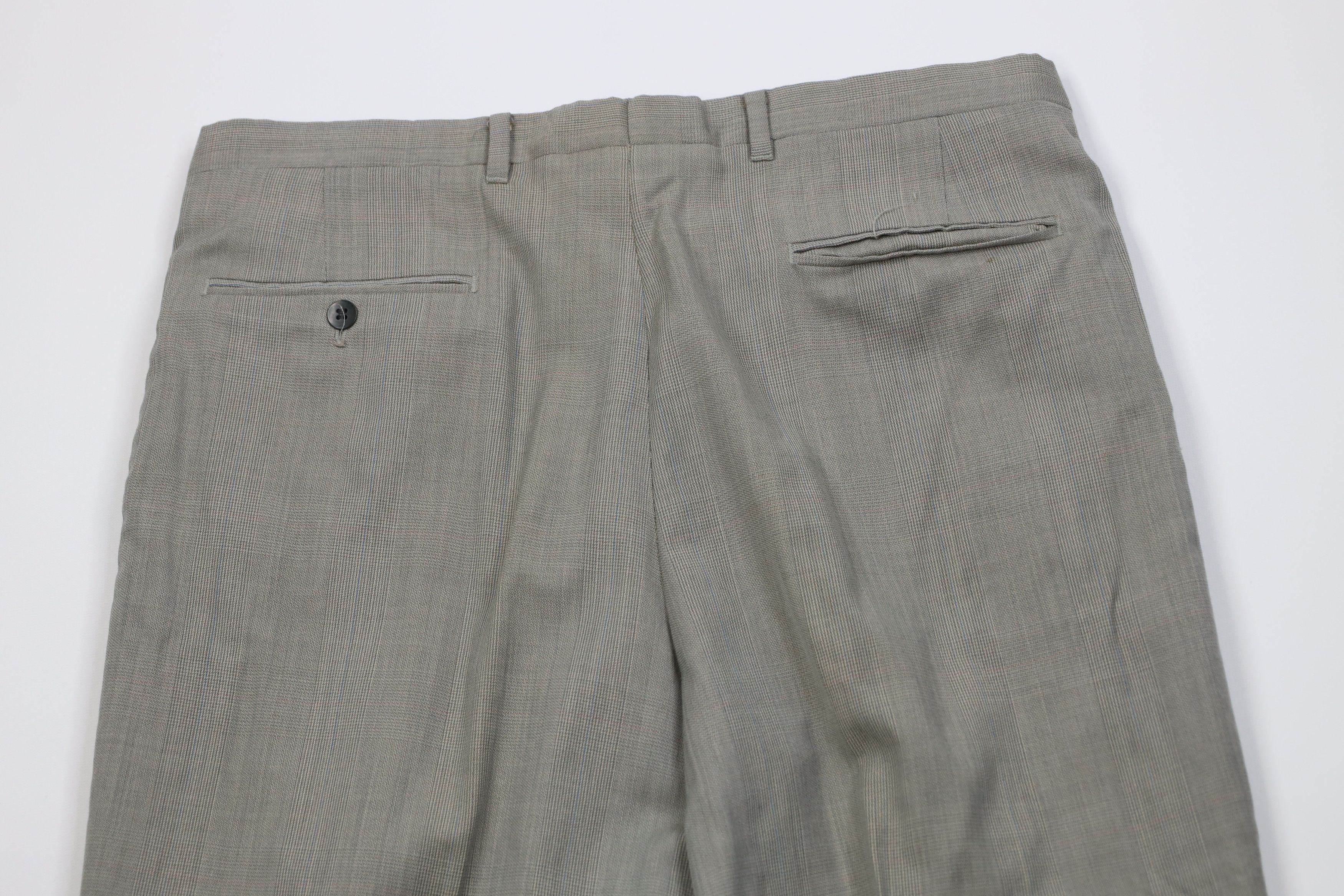Christian Dior Monsieur Vintage 70s Christian Dior Houndstooth Plaid Chino Pants USA Size US 36 / EU 52 - 11 Thumbnail