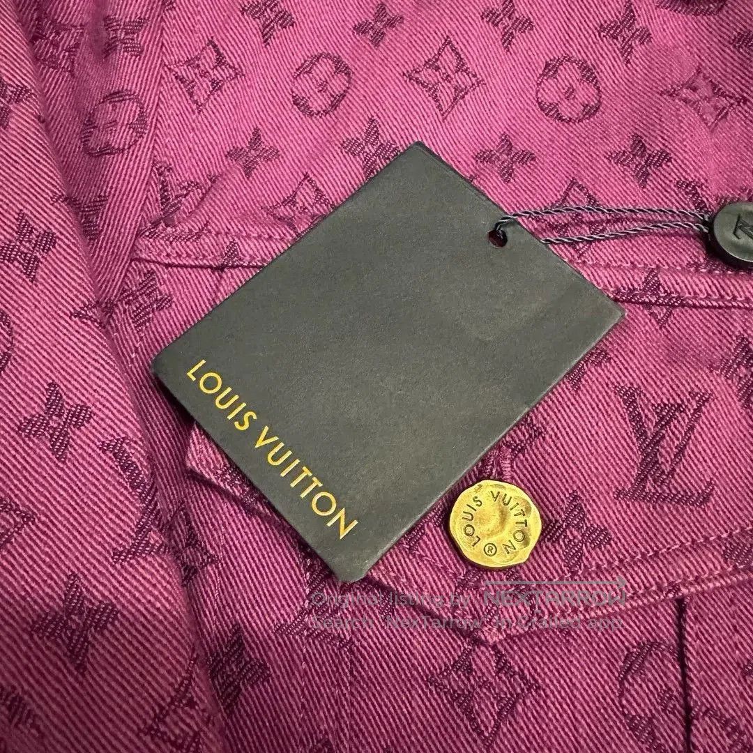 Louis Vuitton Louis Vuitton Logo Print Denim Jacket. Size US M / EU 48-50 / 2 - 5 Thumbnail