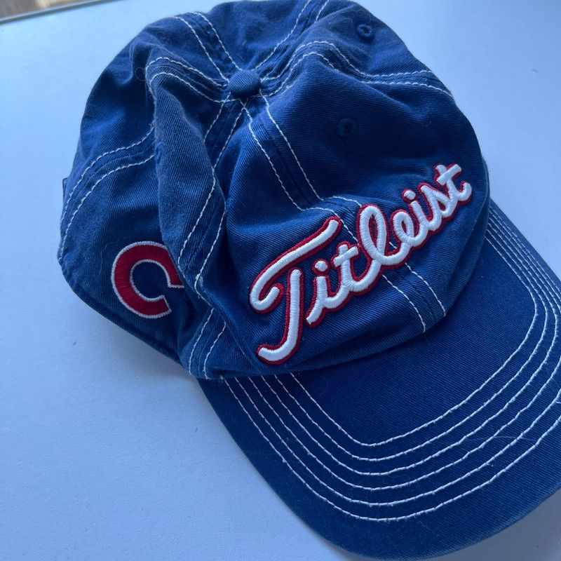 Titleist Titleist Blue Distressed Baseball Cap with Cubs 'C' One Size Size ONE SIZE - 1 Thumbnail