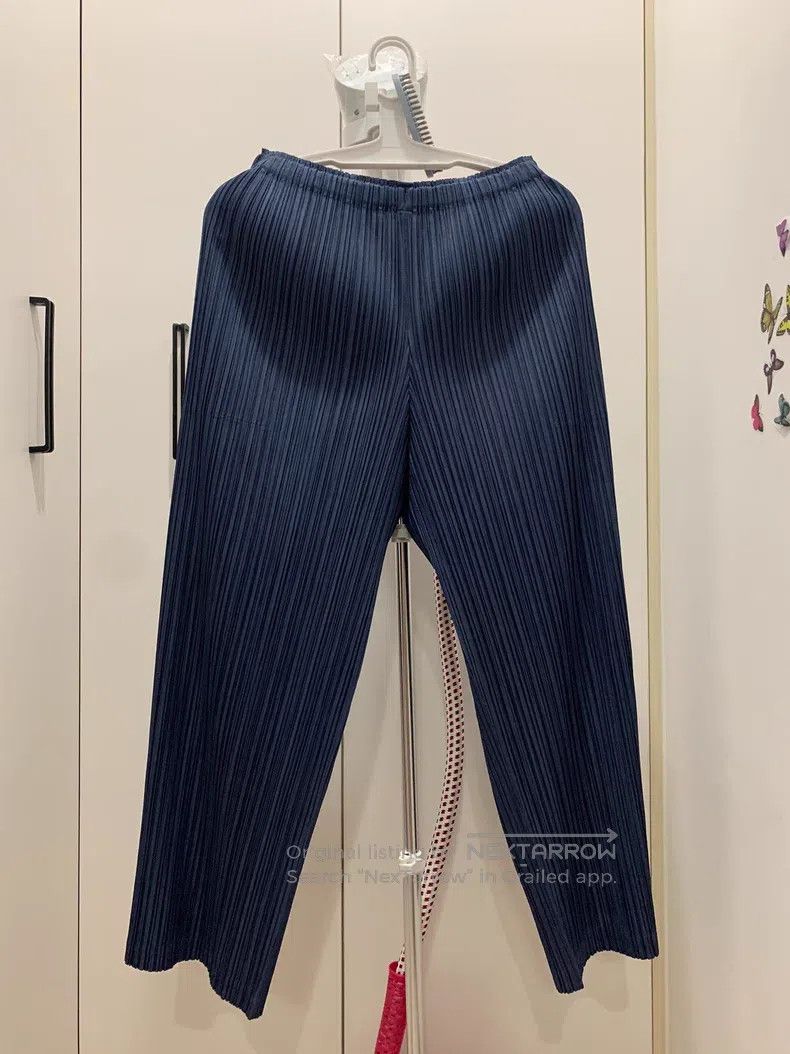 Issey Miyake Issey Miyake size:5 Blue-gray Trousers Size 22" - 2 Thumbnail