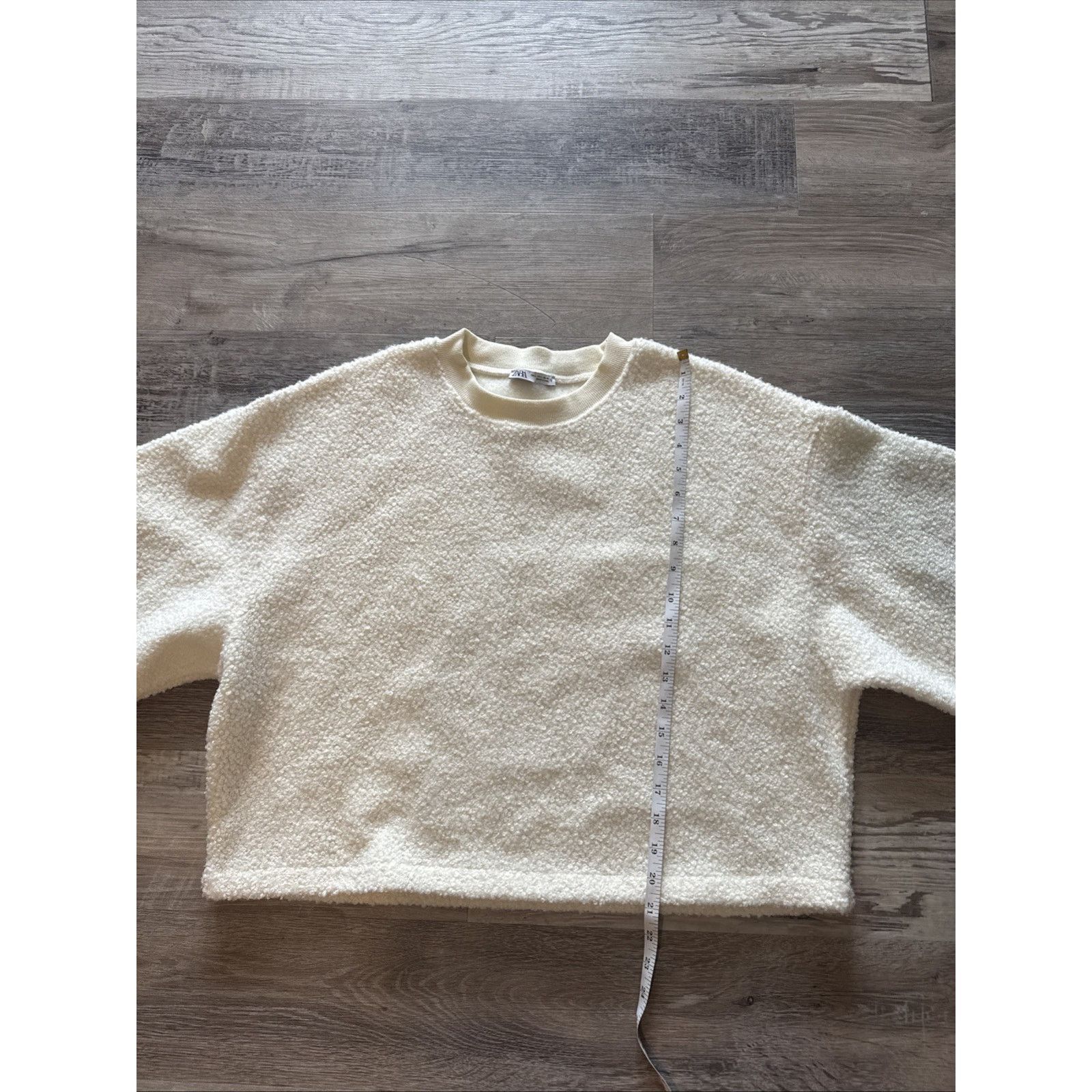 Zara Zara White Sweater Size L Brand New Without Tag Size L / US 10 / IT 46 - 1 Thumbnail