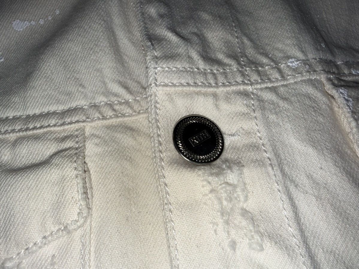 Kith Kith SS18 Laight Distressed Denim Jacket Sz M Beige Wash Size US M / EU 48-50 / 2 - 4 Thumbnail