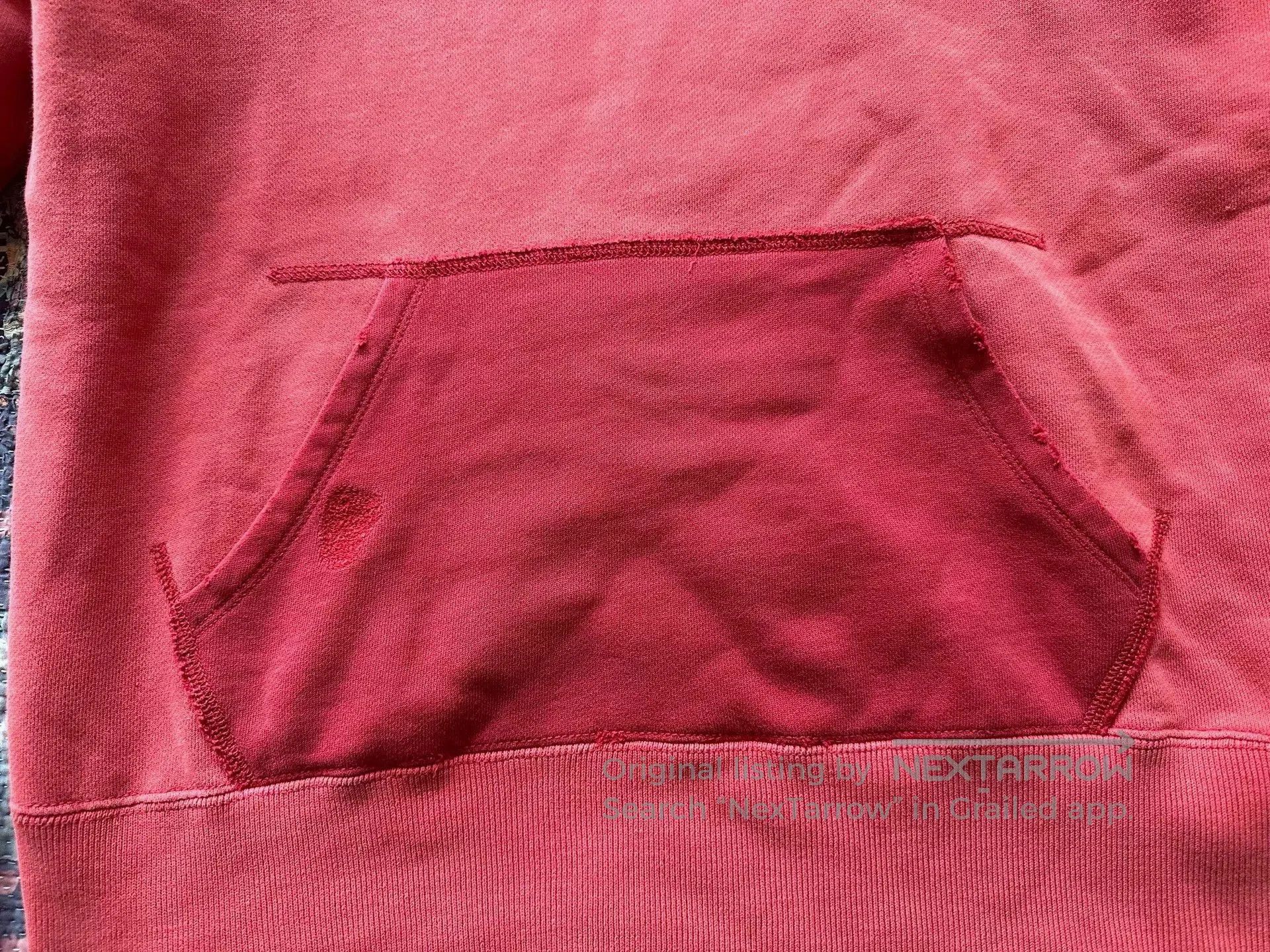 RRL Ralph Lauren rrl distressed hoodie with color block detailing. Size US M / EU 48-50 / 2 - 7 Thumbnail