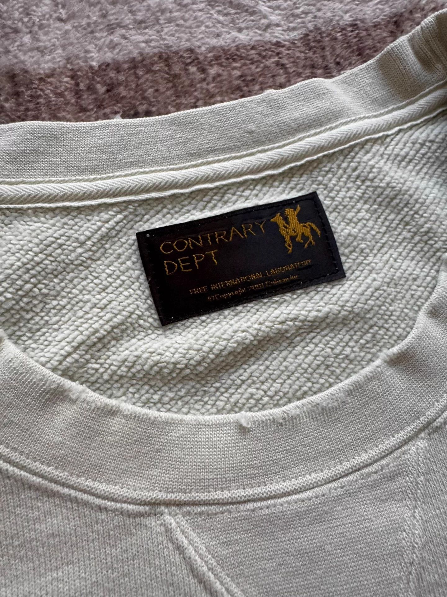 Visvim VISVIM 22AW JUMBO SB 7/8Sleeve Sweat Ivory 3S Size US L / EU 52-54 / 3 - 2 Thumbnail