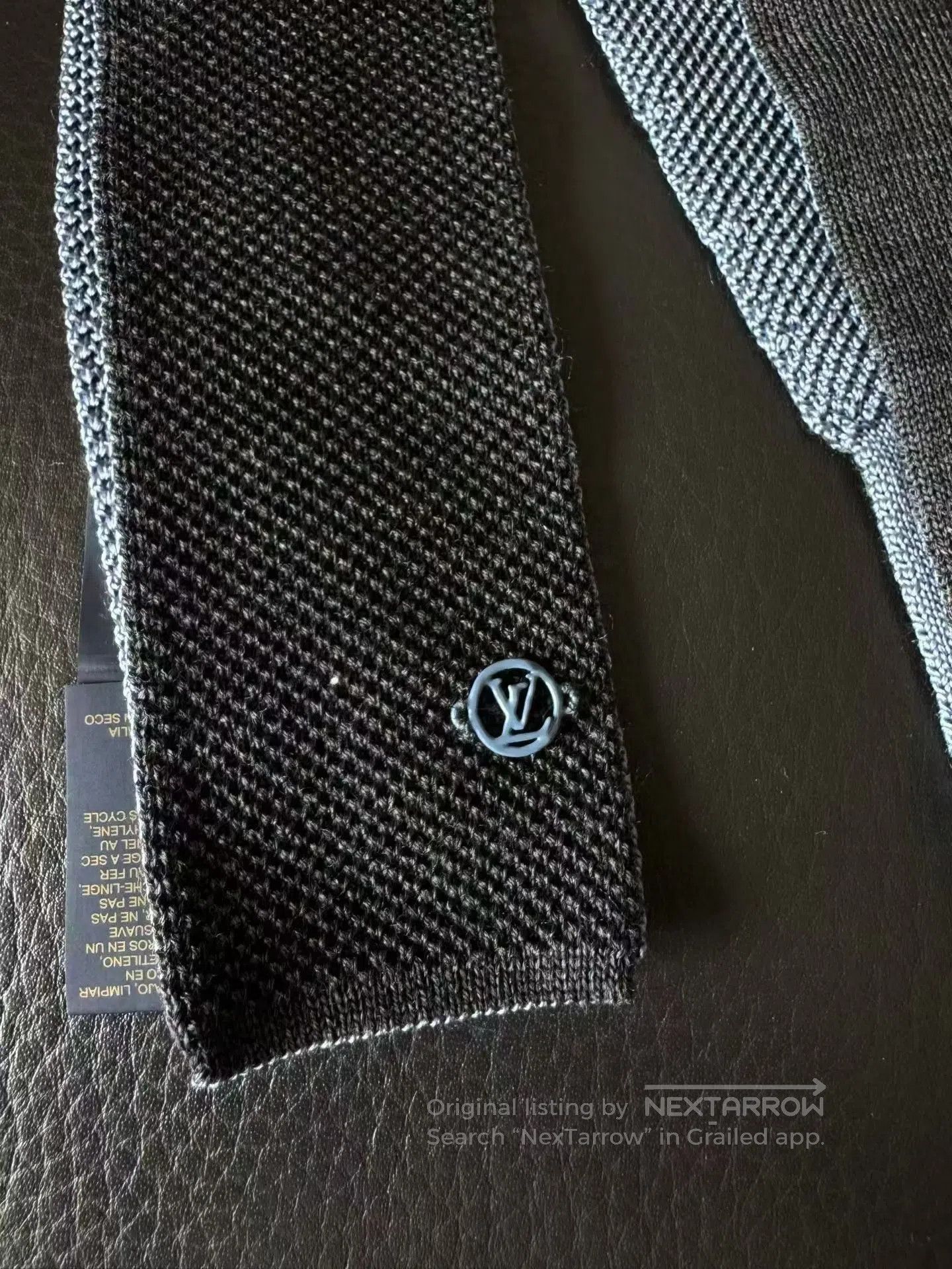 Louis Vuitton Louis Vuitton Silk Wool Knit Tie| Size ONE SIZE - 2 Thumbnail