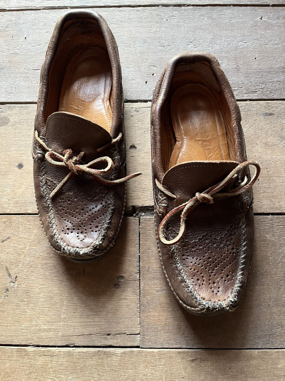 Yuketen Yuketen Mocassin Loafers Full Leather Artisanal Size US 7 / EU 40 - 4 Thumbnail
