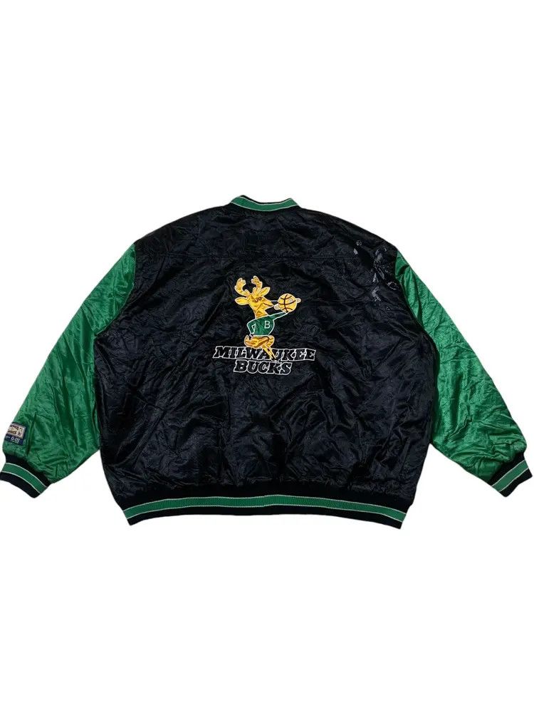 Other VTG 90s NBA MILWAUKE BUCKS bomber jacket oversized Size US XXL / EU 58 / 5 - 6 Thumbnail