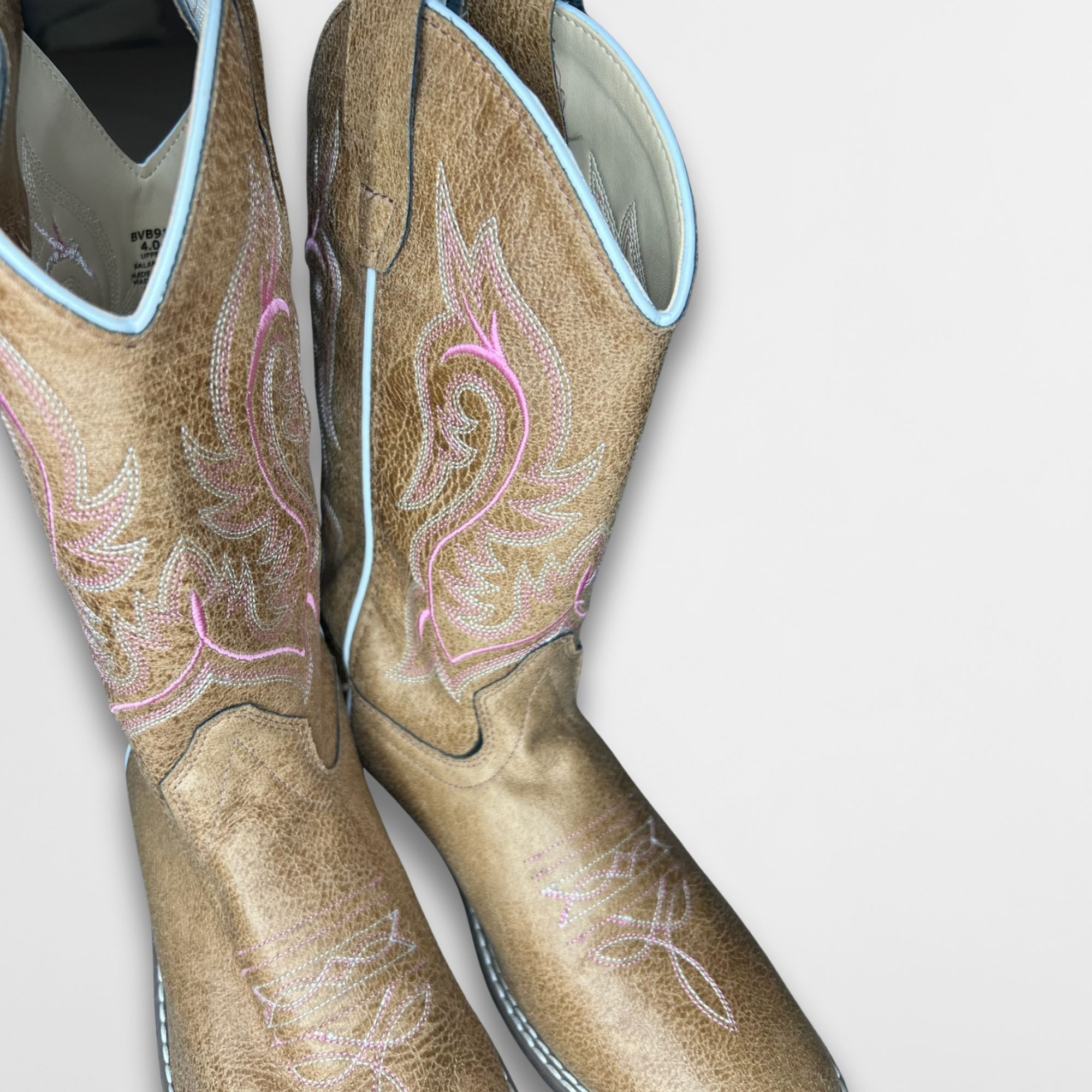Other Shyanne Madison Faux Leather Western Boots Size 4 Gold With Size US 4 / IT 34 - 5 Thumbnail