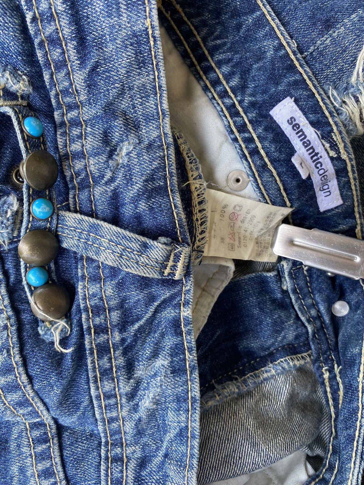 If Six Was Nine × Tornado Mart × semanticdesign Semantic design jeans Size US 33 - 10 Thumbnail