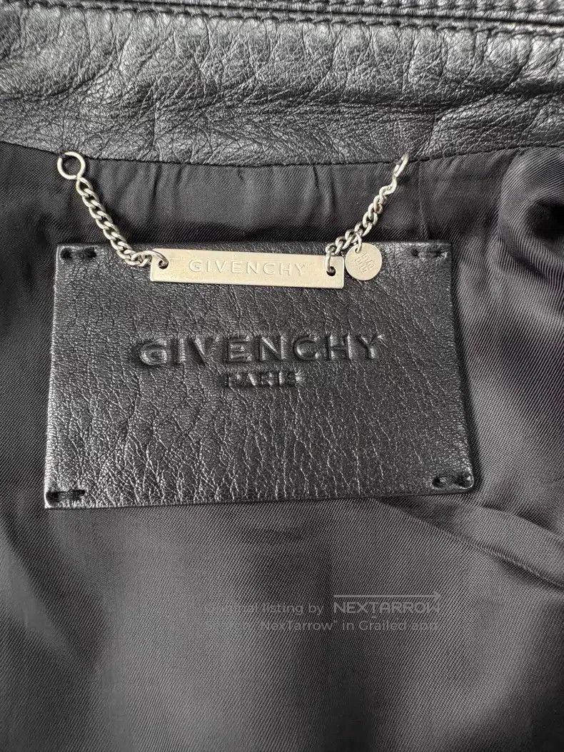Givenchy Givenchy Black Lapel Classic Pilot Two Pocket Leather Jack Size US S / EU 44-46 / 1 - 6 Thumbnail