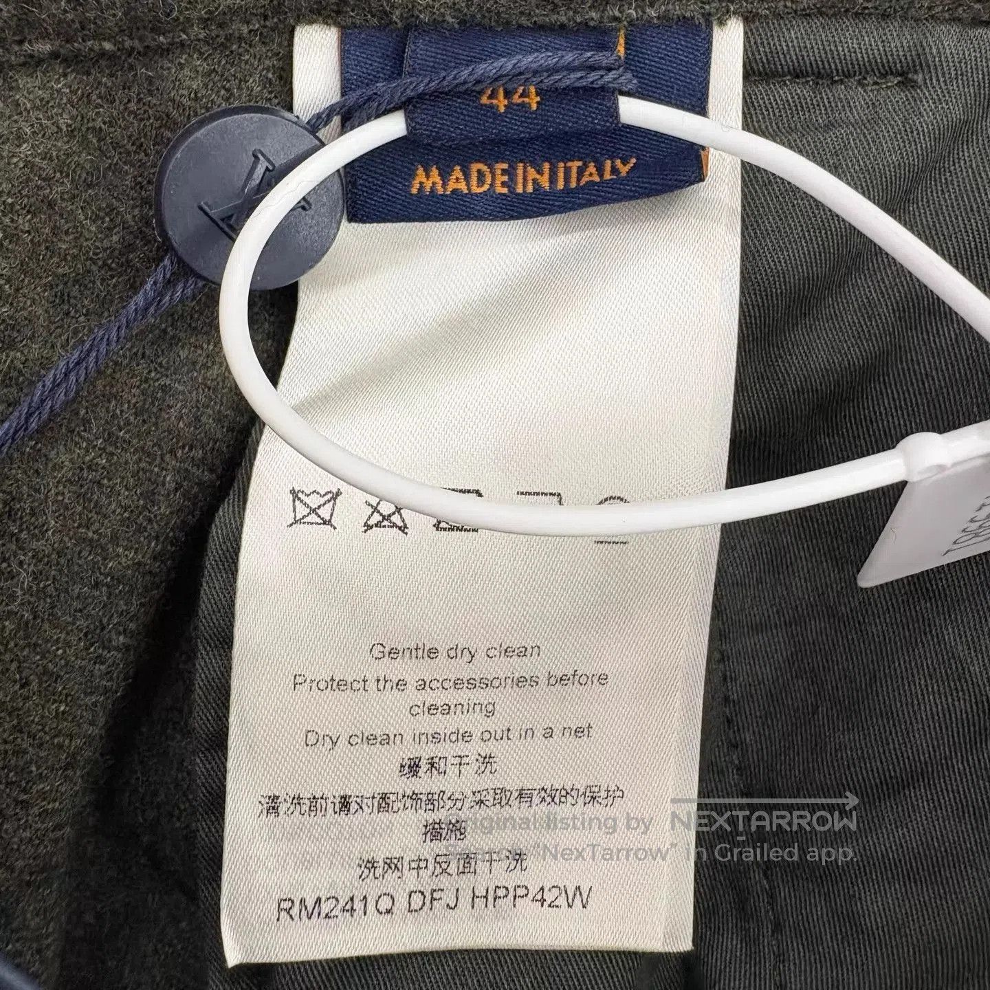 Louis Vuitton Green Cargo Pants with Utility Pockets Size 28. Size US 28 / EU 44 - 4 Thumbnail