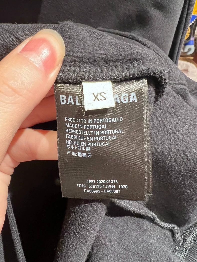 Balenciaga Balenciaga Black Pink Hoodie New with Tags Size XS Size US XS / EU 42 / 0 - 4 Thumbnail