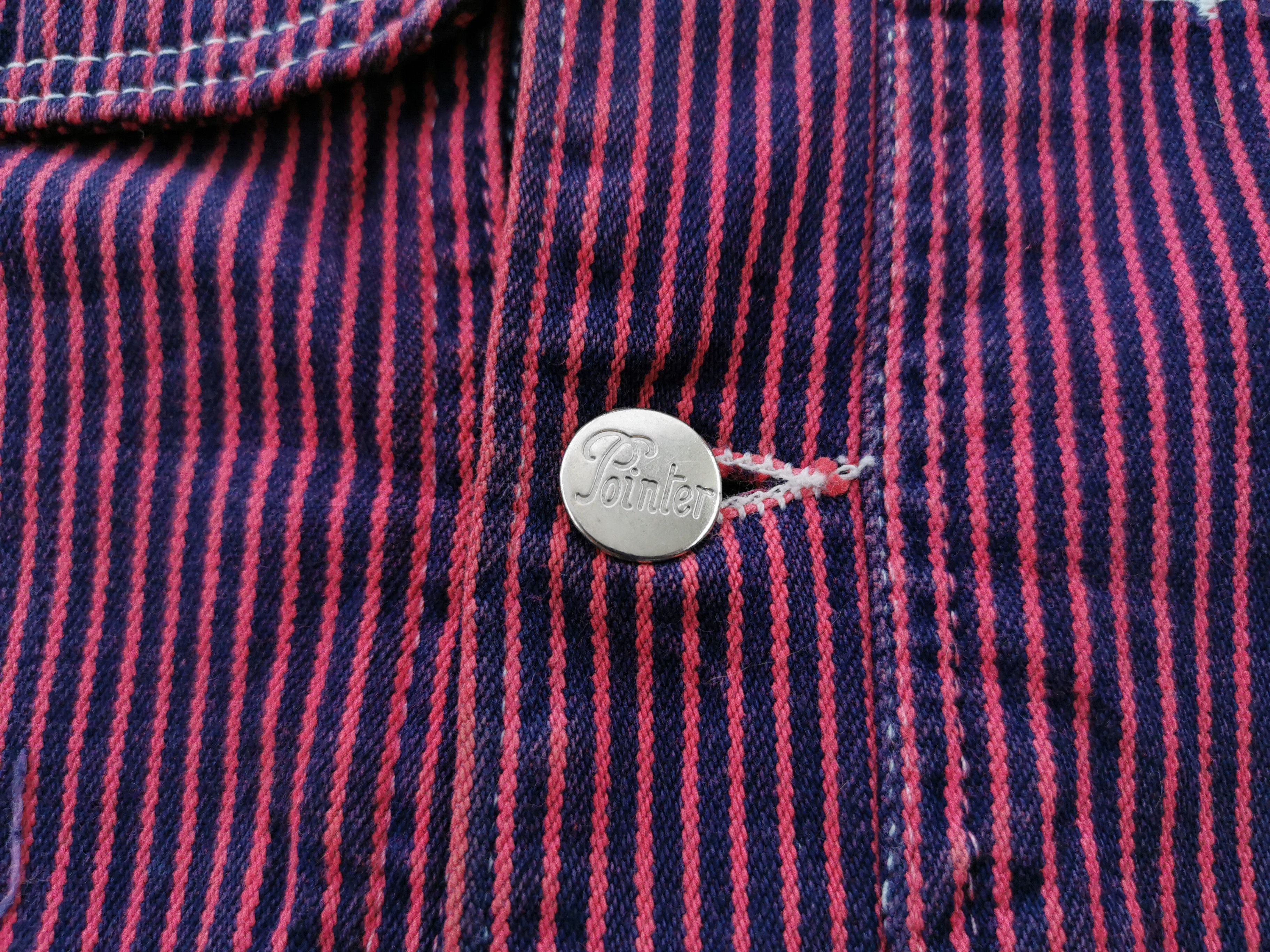 Pointer Vintage 80s Pointer Hickory Denim Jacket Size S Size US S / EU 44-46 / 1 - 5 Thumbnail
