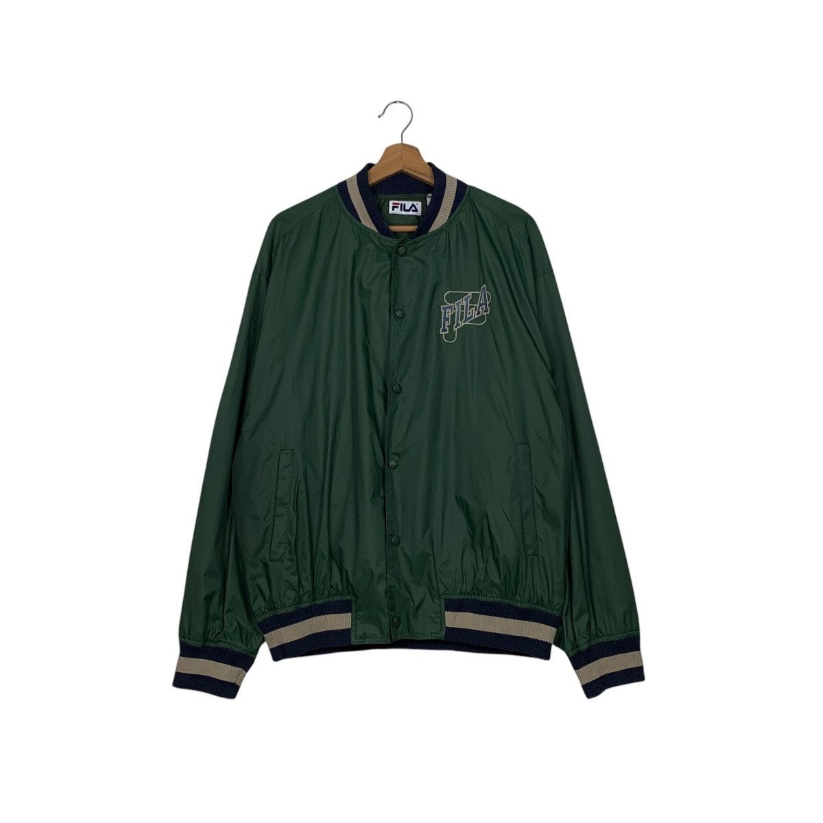 Fila Vintage 90’s FILA Big Logo Coach Jacket Varsity #2595-C117 Size US M / EU 48-50 / 2 - 1 Thumbnail