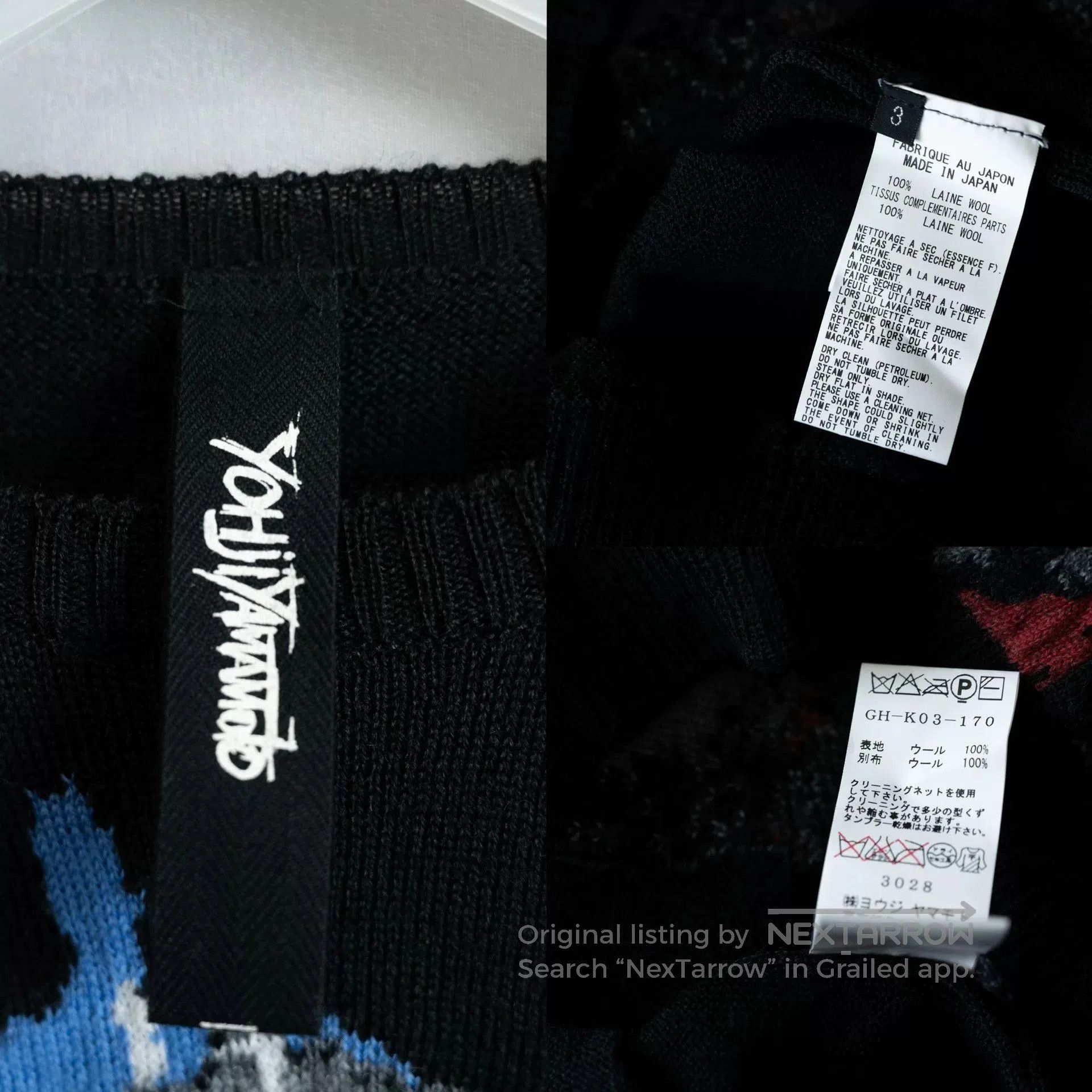 Yohji Yamamoto yohji yamamoto ultraman knit long sleeve shirt. Size US M / EU 48-50 / 2 - 9 Thumbnail