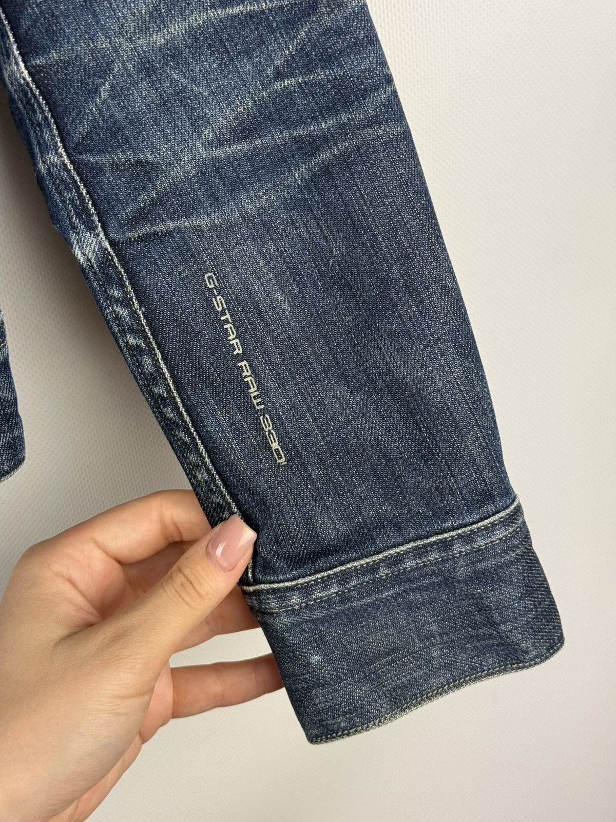 G-Star G Star Raw Ladie Slim Tailor Denim Distressed Trucker Jacket Size S / US 4 / IT 40 - 10 Thumbnail