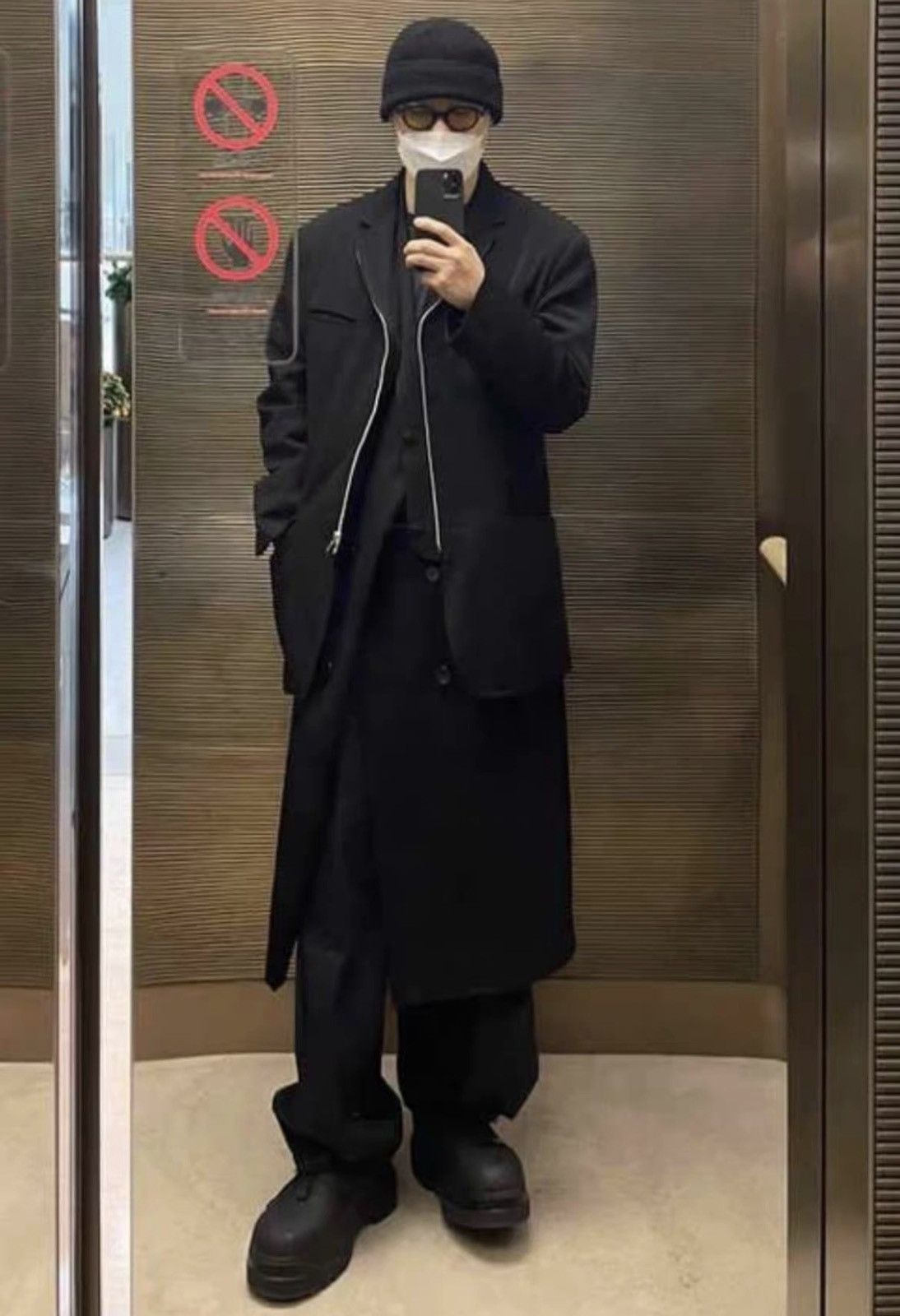 Yohji Yamamoto Yohji Yamamoto 02AW Leather Button Zip Blazer J4 Size US M / EU 48-50 / 2 - 6 Thumbnail