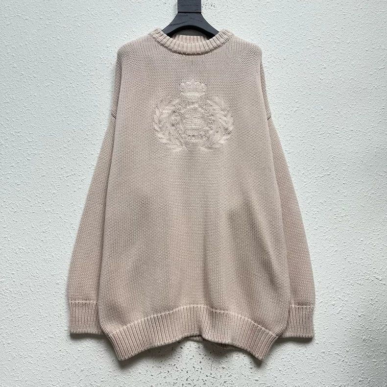Balenciaga Balenciaga Wheat Ear Embroidery Sweater Size US S / EU 44-46 / 1 - 1 Thumbnail