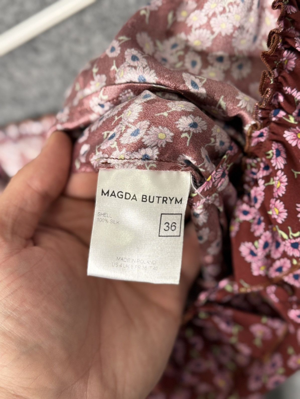 Magda Butrym Magda Butrym Floral Pattern Maxi silk dress size 36 Size S / US 4 / IT 40 - 13 Thumbnail