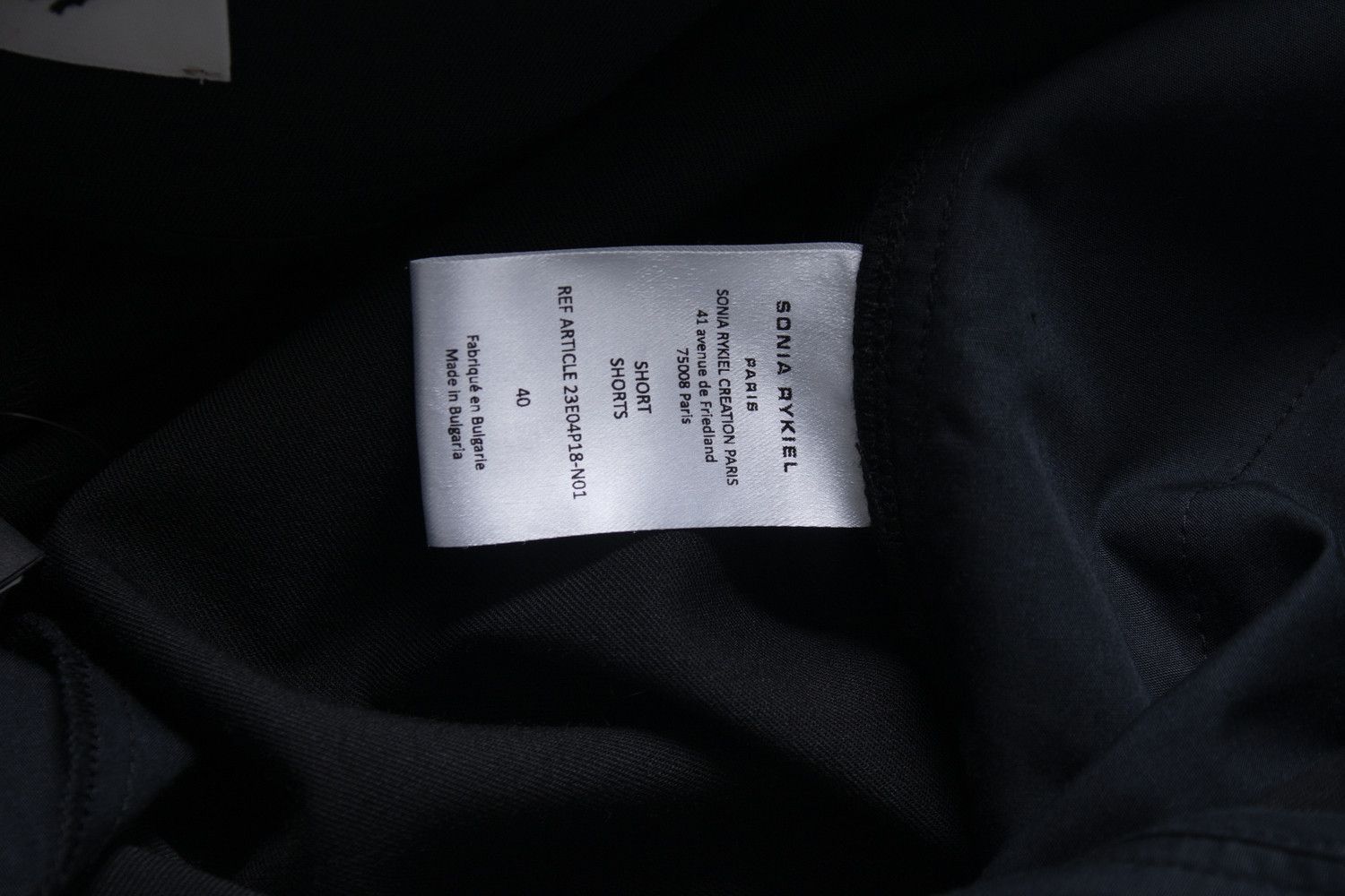 Sonia Rykiel Sonia Rykiel, black bermuda shorts Size 28" / US 6 / IT 42 - 6 Thumbnail