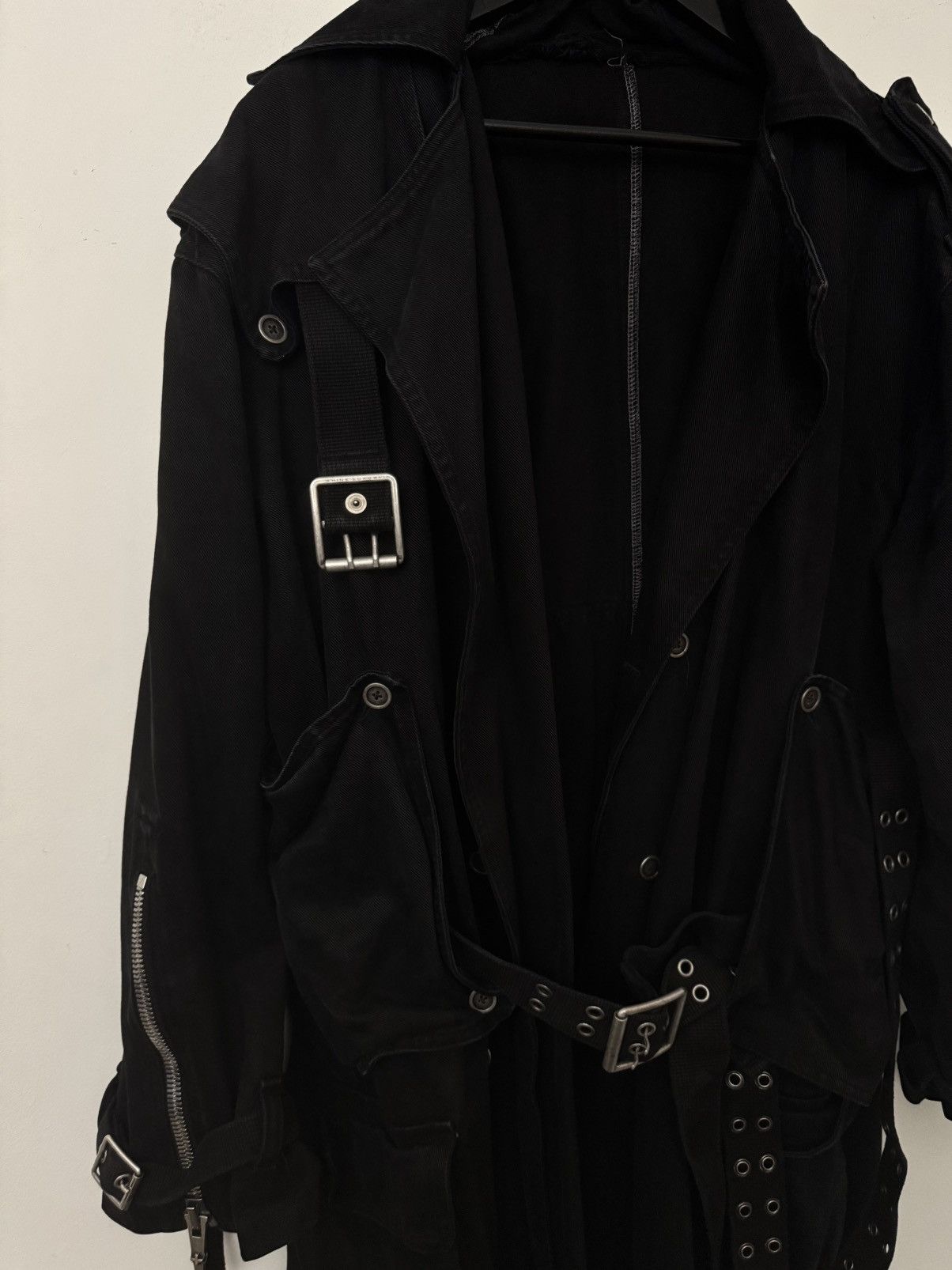 SHINE LUXURY Shine Luxury Studios Gomb Racer Kombat Trench Coat - L Size US L / EU 52-54 / 3 - 2 Thumbnail