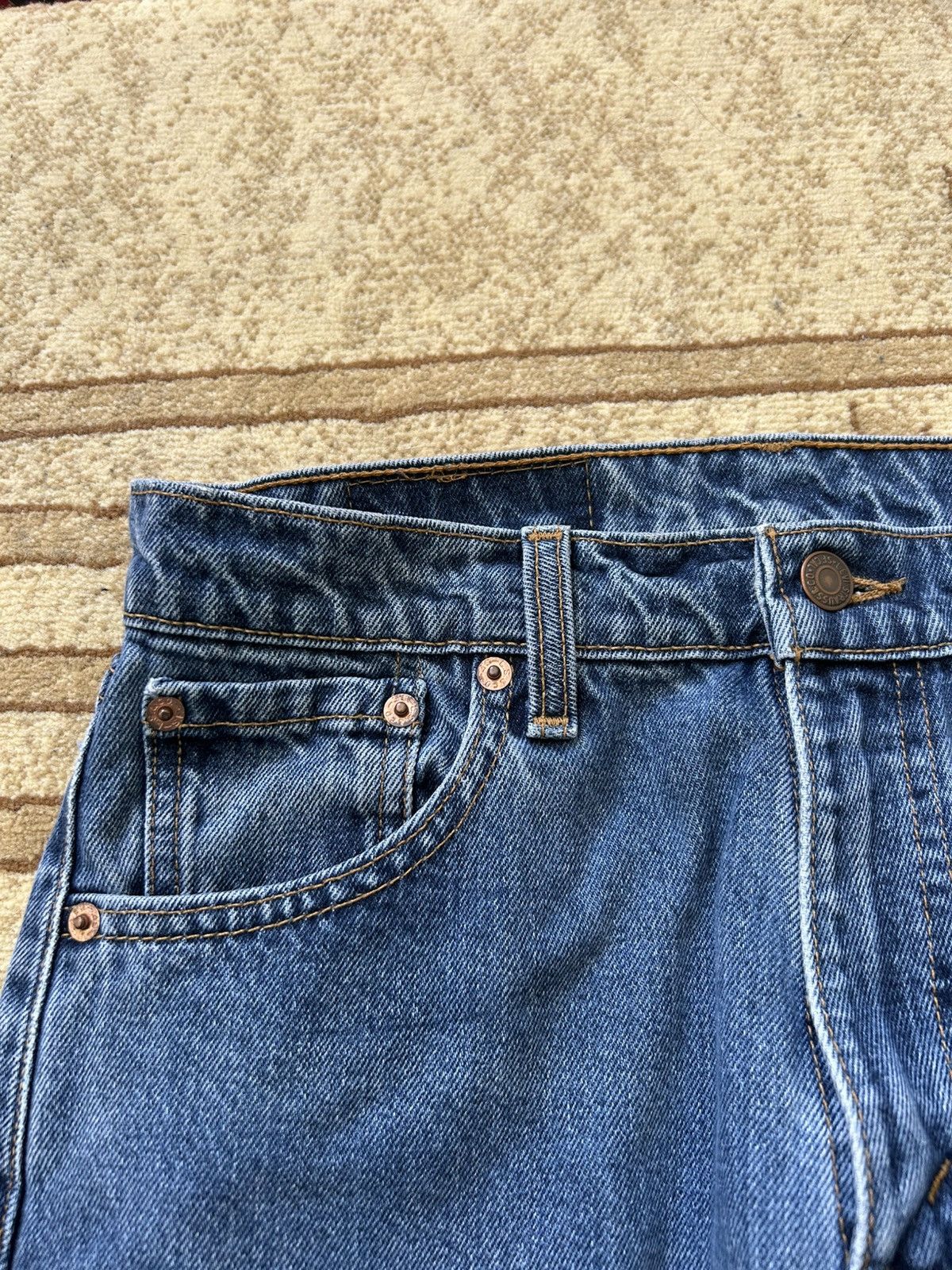 Levi's × Vintage Vintage 90s Levis 511 Flared Denim Jeans Size US 30 / EU 46 - 9 Thumbnail