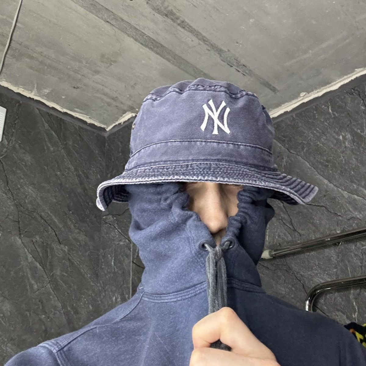 New York Yankees × Vintage New York Yankees Bucket Hat vintage Cap Size ONE SIZE - 1 Thumbnail