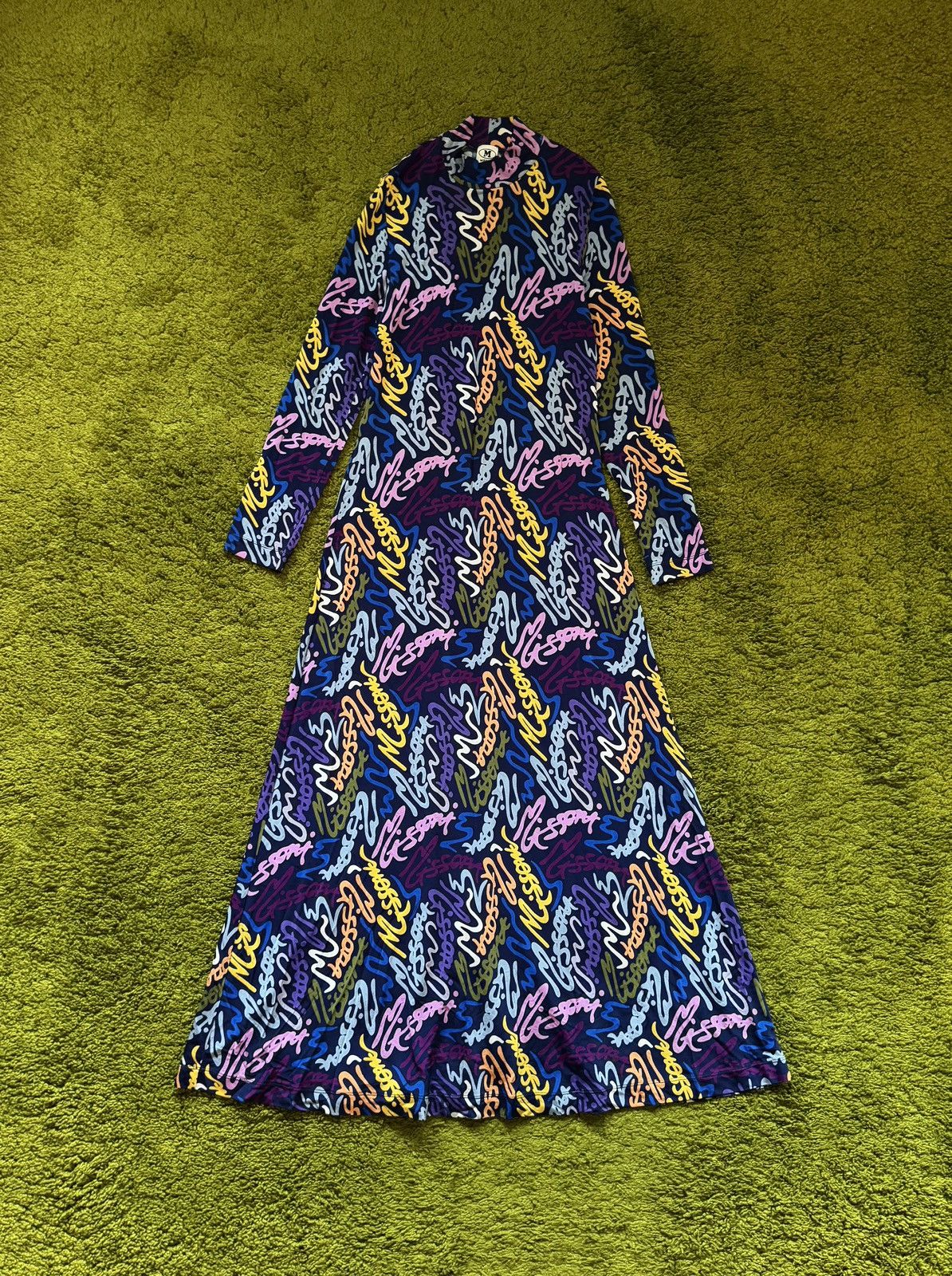 Designer × Missoni Missoni coloured monogram pattern maxi dress Size M / US 6-8 / IT 42-44 - 1 Thumbnail