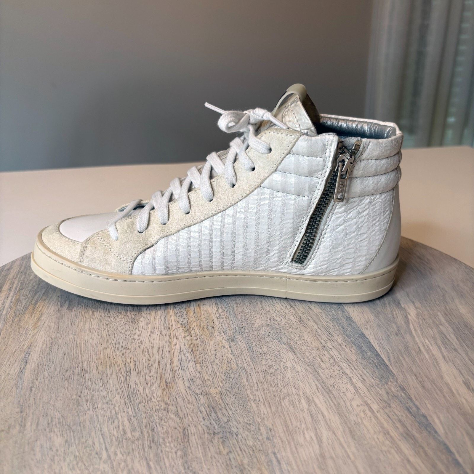 P448 P448 Women's High Top Sneakers in Peony EU 38 US Size 7.5 Size US 7.5 / IT 37.5 - 6 Thumbnail