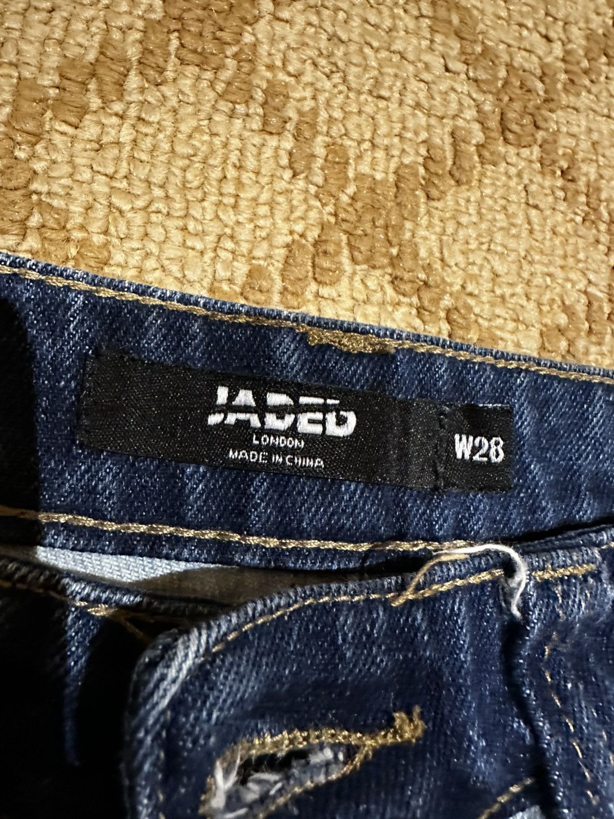Jaded London Jaded Patchwork Denim Jeans Size US 28 / EU 44 - 2 Thumbnail
