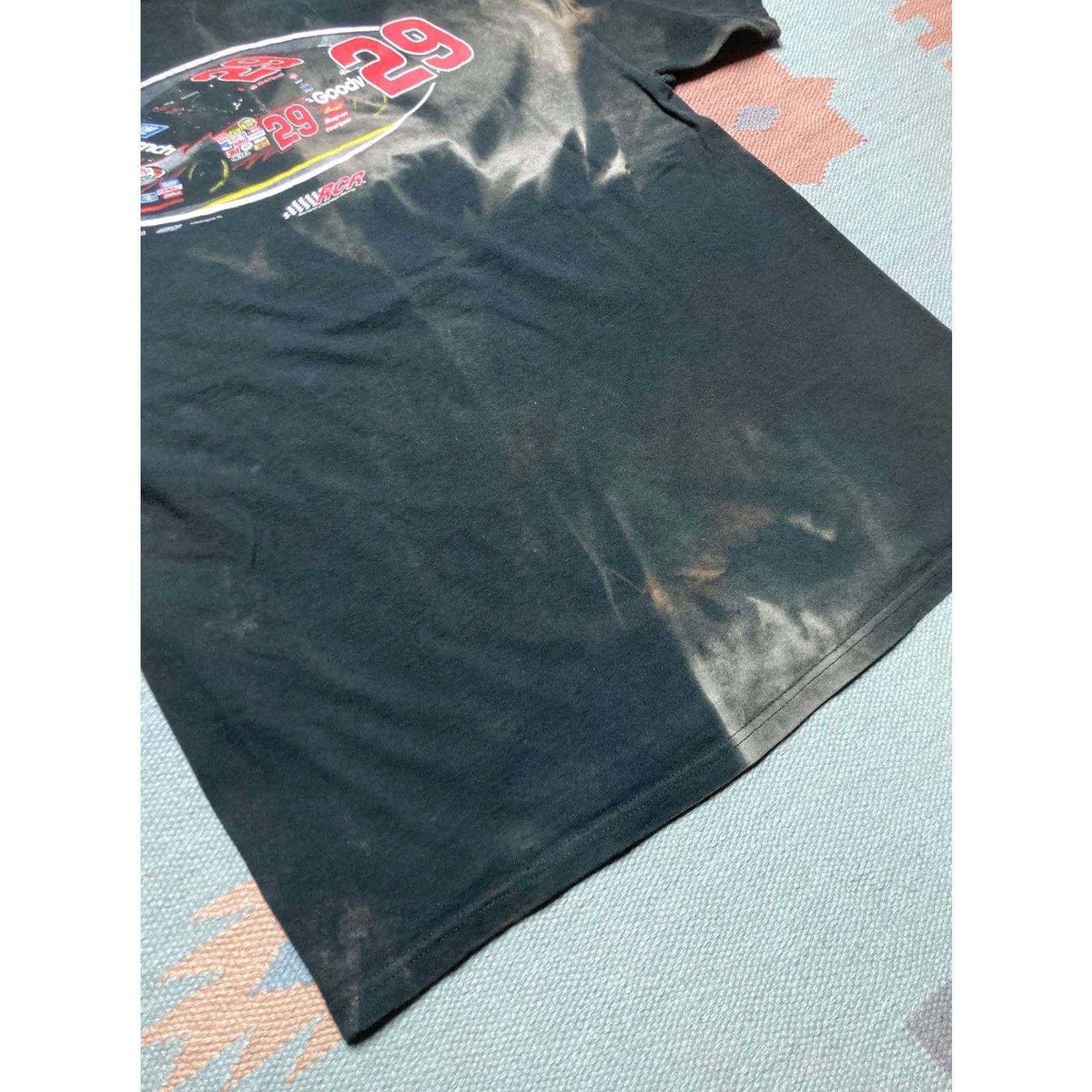 NASCAR VINTAGE Faded NASCAR Kevin Harvick 29 Grunge Black T-Shirt Mens L Size US L / EU 52-54 / 3 - 2 Thumbnail
