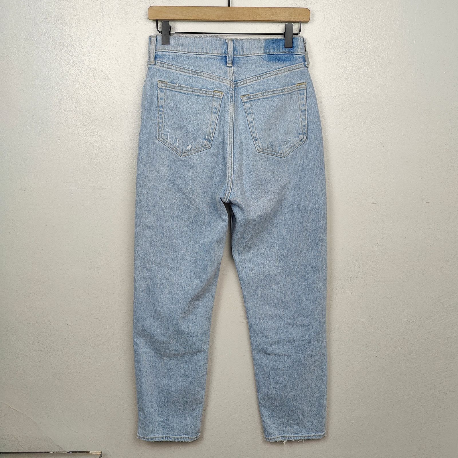 Abercrombie & Fitch Abercrombie & Fitch The Dad Straight Jeans 26 2R Cross Waist Size 26" / US 2 / IT 38 - 5 Thumbnail