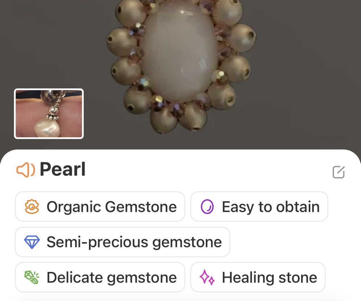 Handmade Handcrafted vintage bead changeable charm pendant necklace Size ONE SIZE - 7 Thumbnail