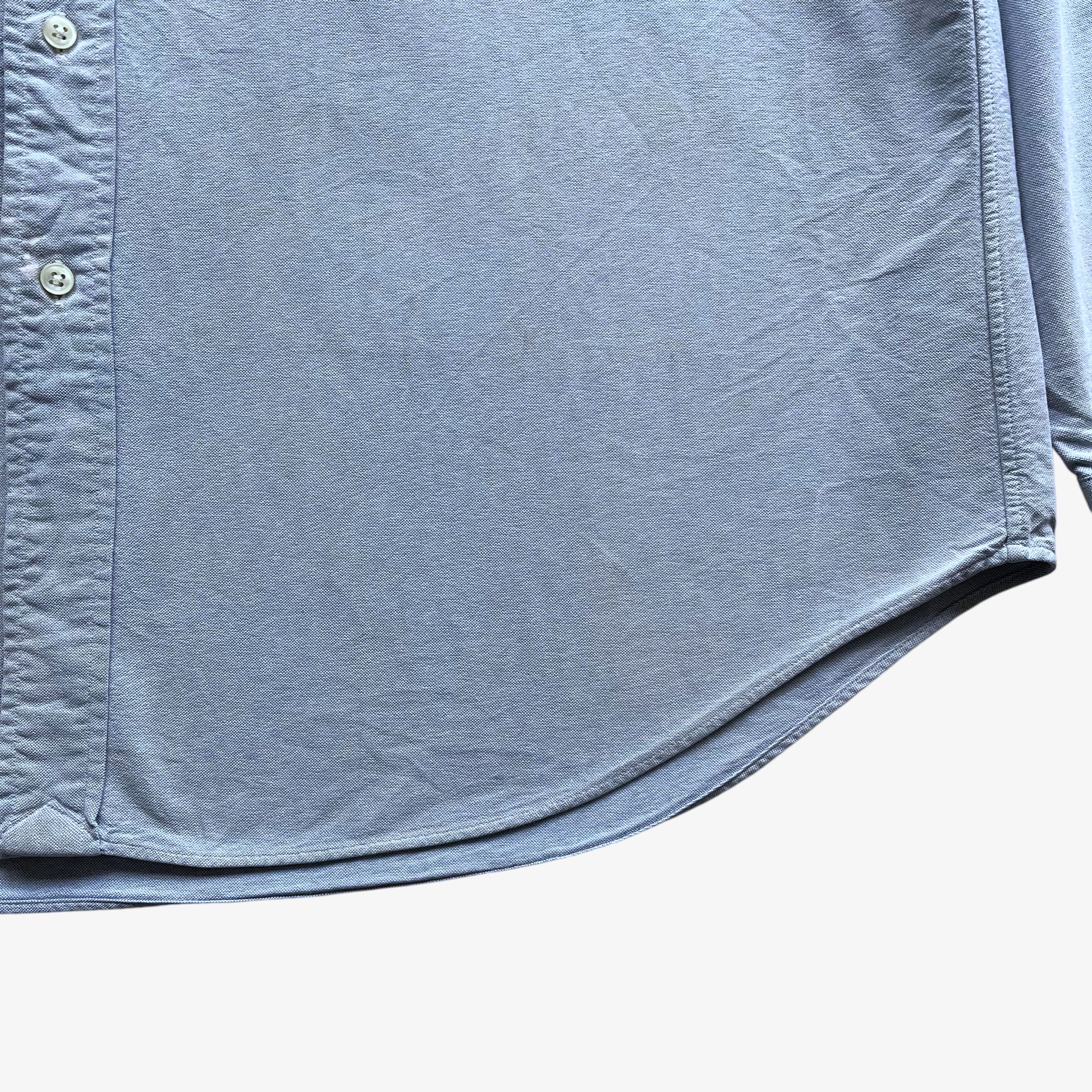 Ralph Lauren Vintage 90s Men's Ralph Lauren Blue Denim Shirt Size US XL / EU 56 / 4 - 8 Thumbnail