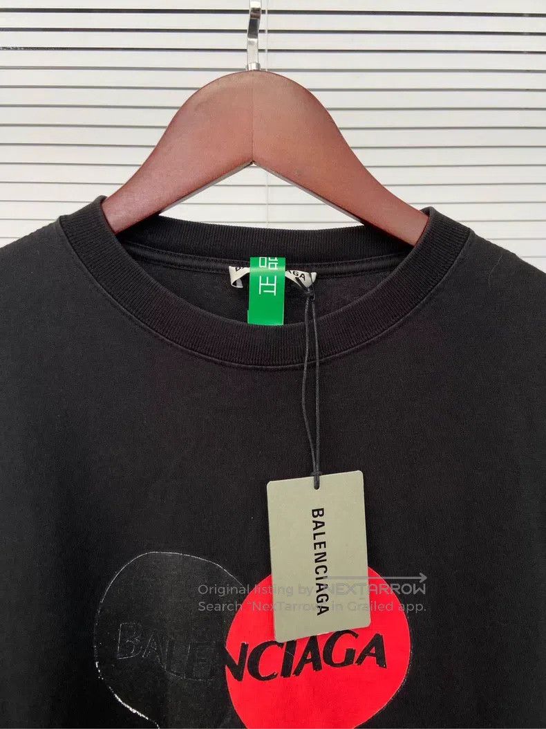 Balenciaga Balenciaga Letter logo print, black short sleeve Size US S / EU 44-46 / 1 - 4 Thumbnail
