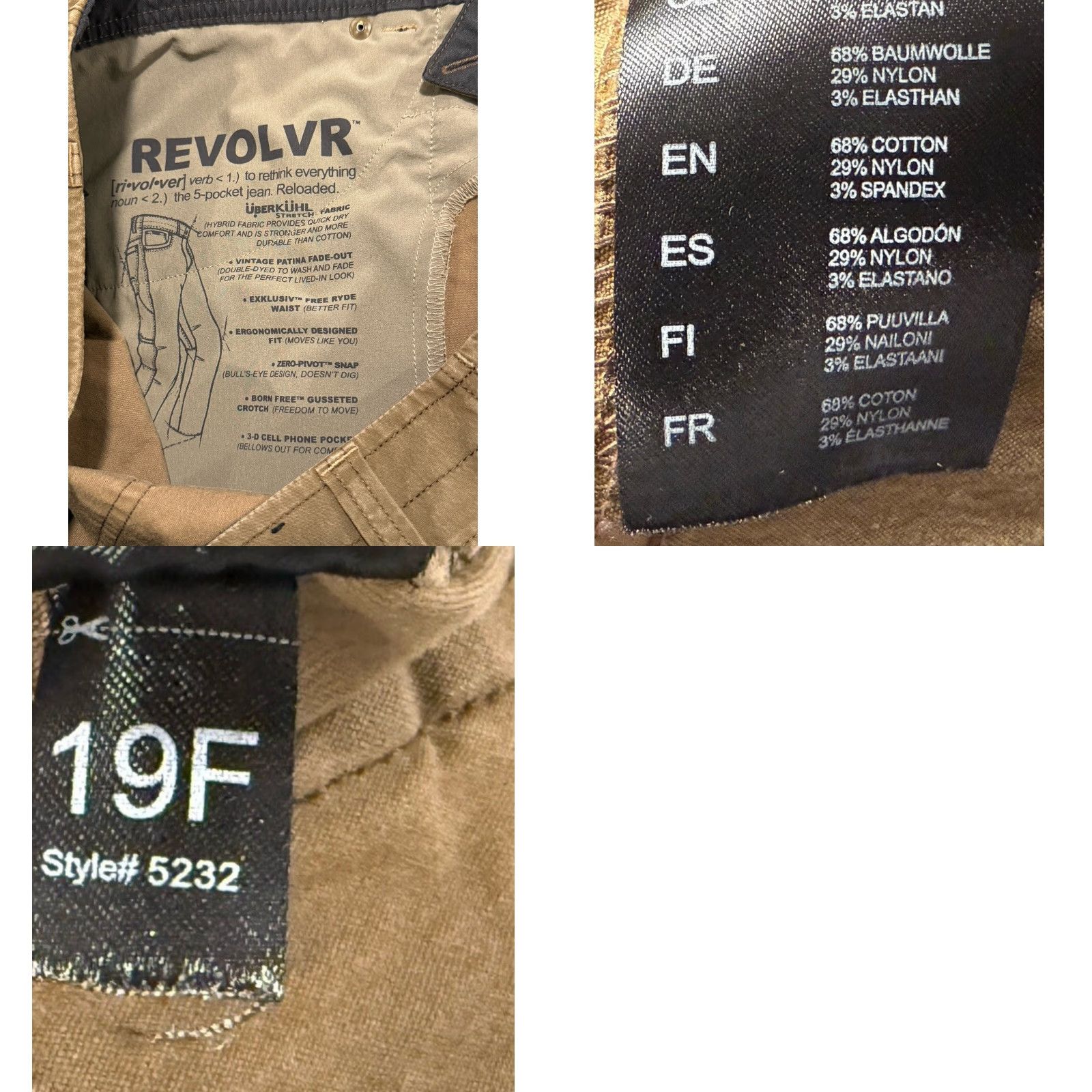 Vintage KUHL Revolvr Pants Men 38x32 Hiking Outdoor Khaki Vintage Patina Size US 38 / EU 54 - 8 Thumbnail
