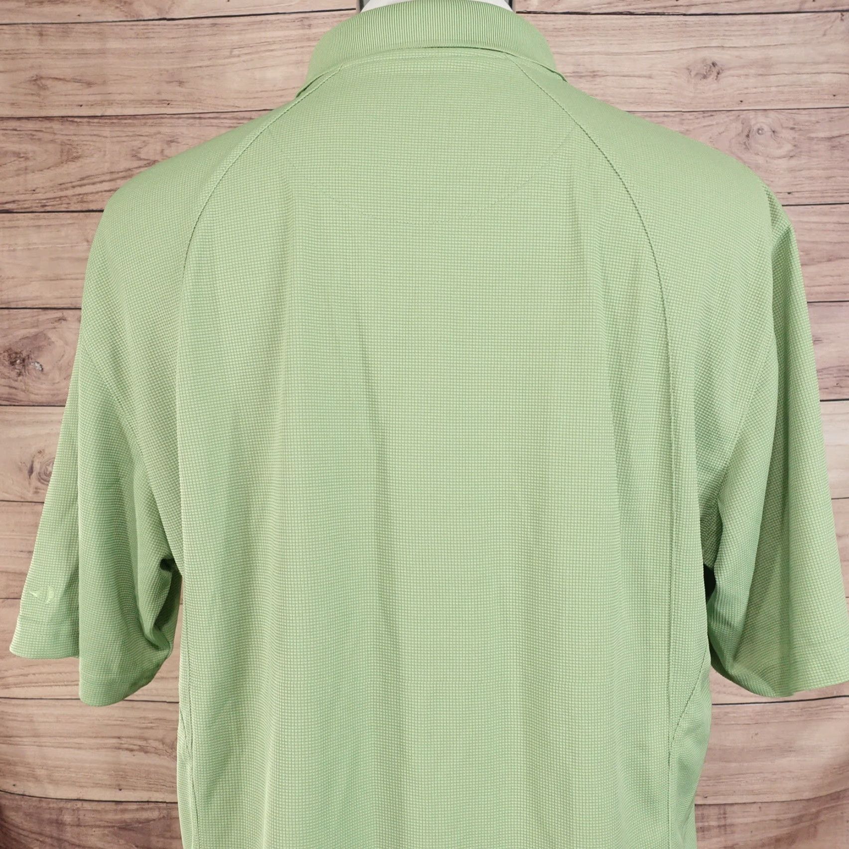 Vintage GRAND SLAM POLO SHIRT MENS XL GREEN STRIPED POLYESTER SHORT SLEEVE Size US XL / EU 56 / 4 - 5 Thumbnail