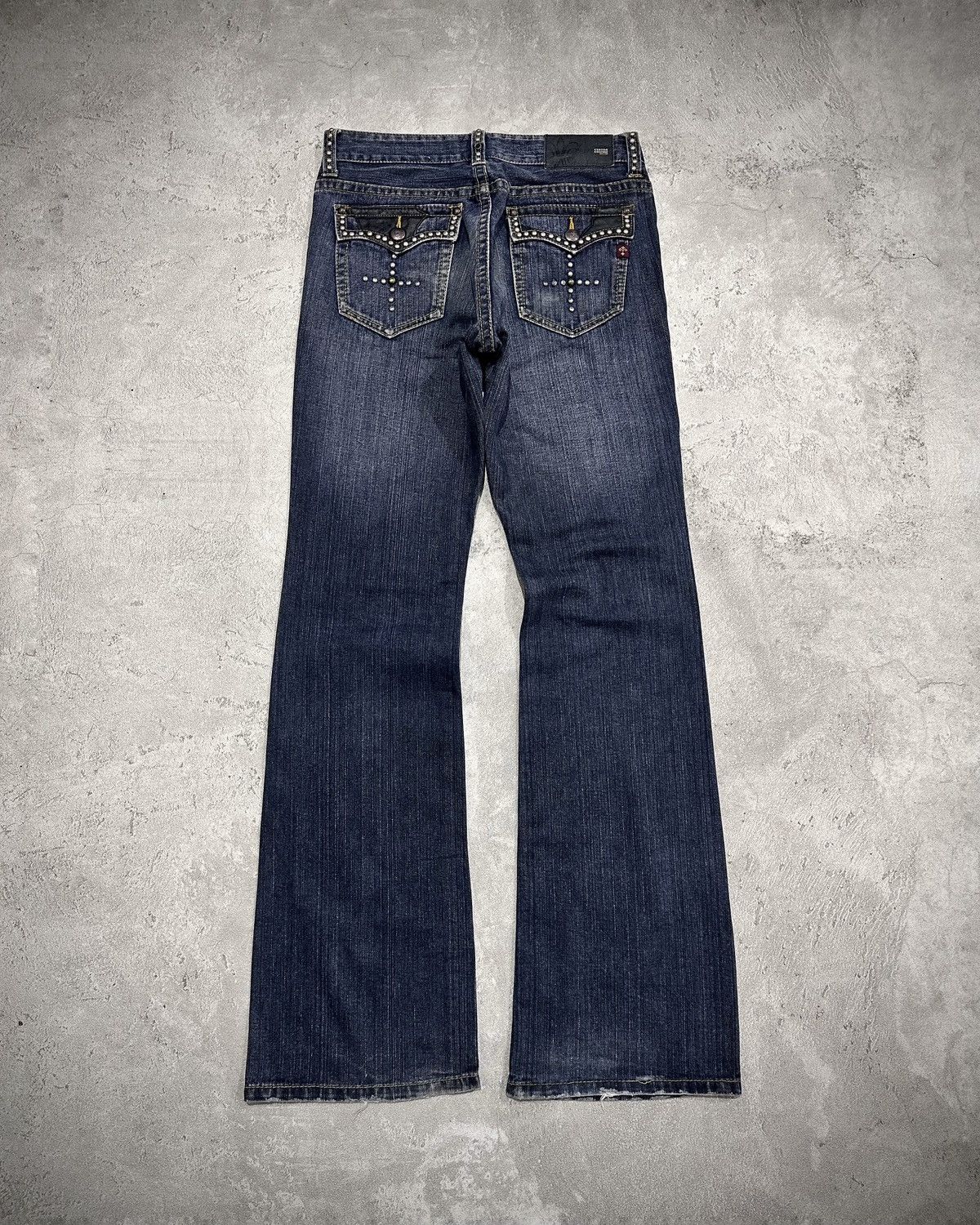 Japanese Brand Custom Culture Studded Flare Denim Jeans Lgb Style Size US 30 / EU 46 - 1 Thumbnail